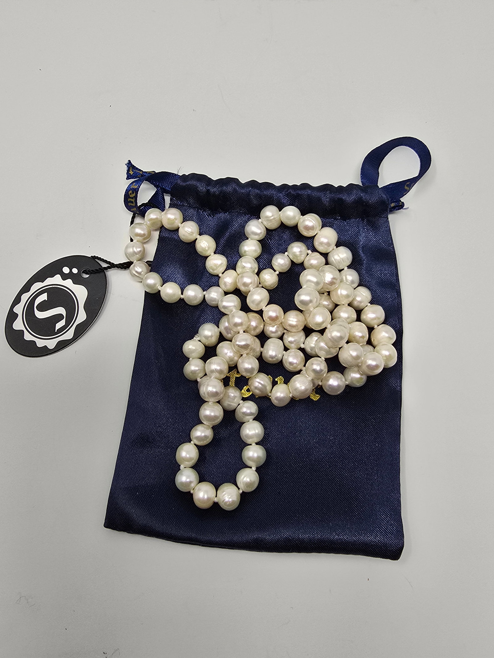 Strand White Pearl Necklace - 4