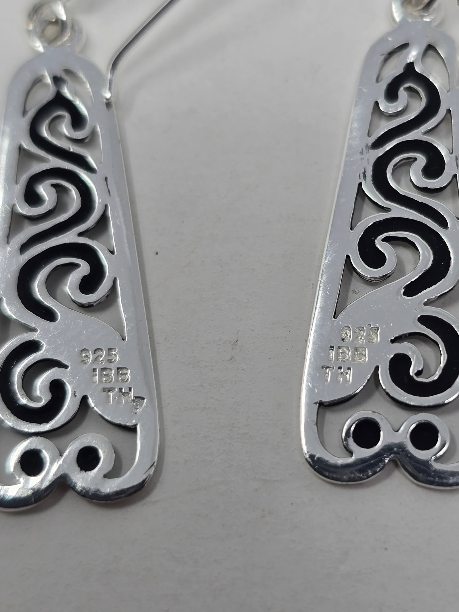 (1) Pair Primrose 925 Sterling Silver Earrings - 2