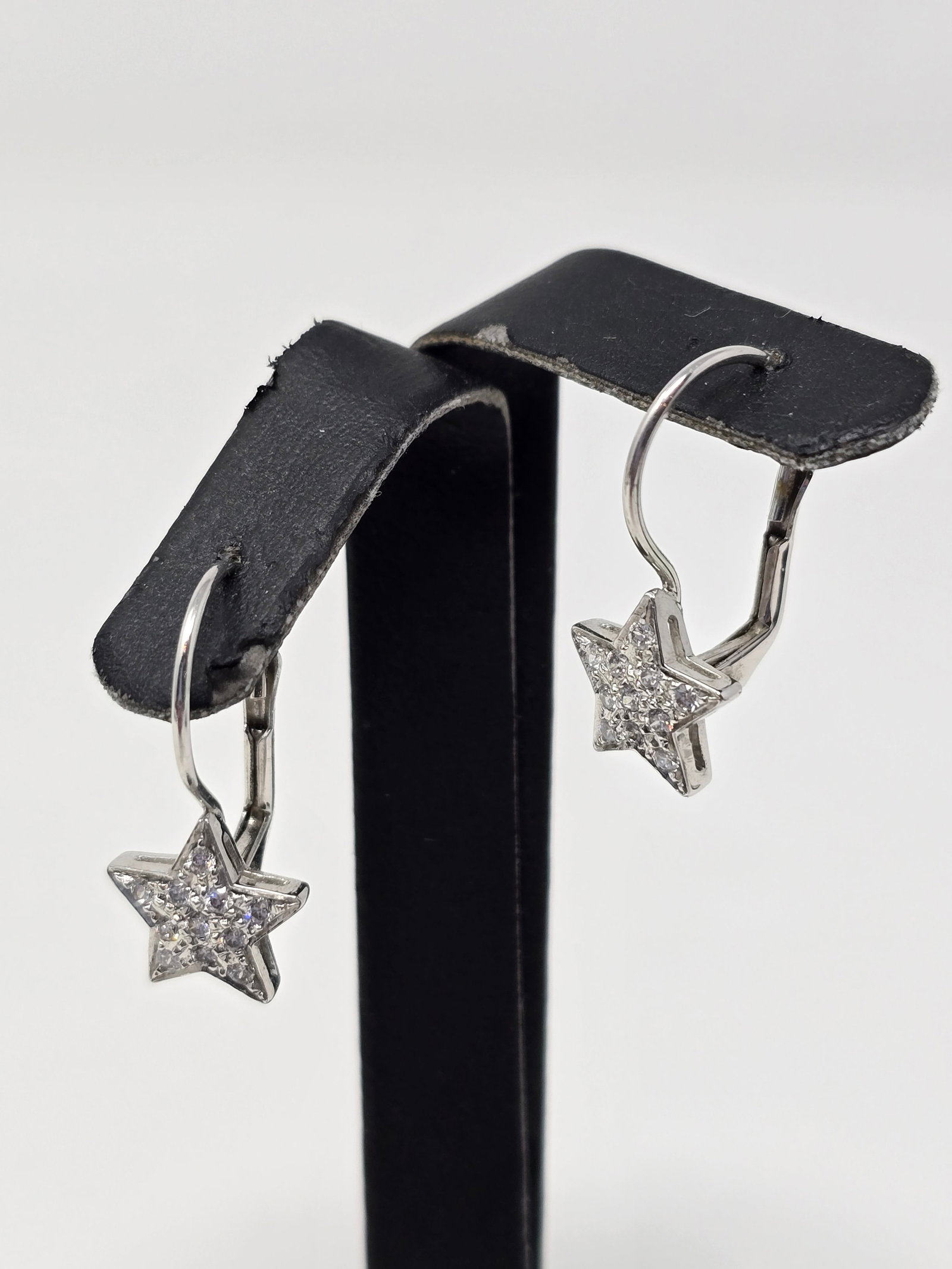 14k White Gold (585) Earrings - 2
