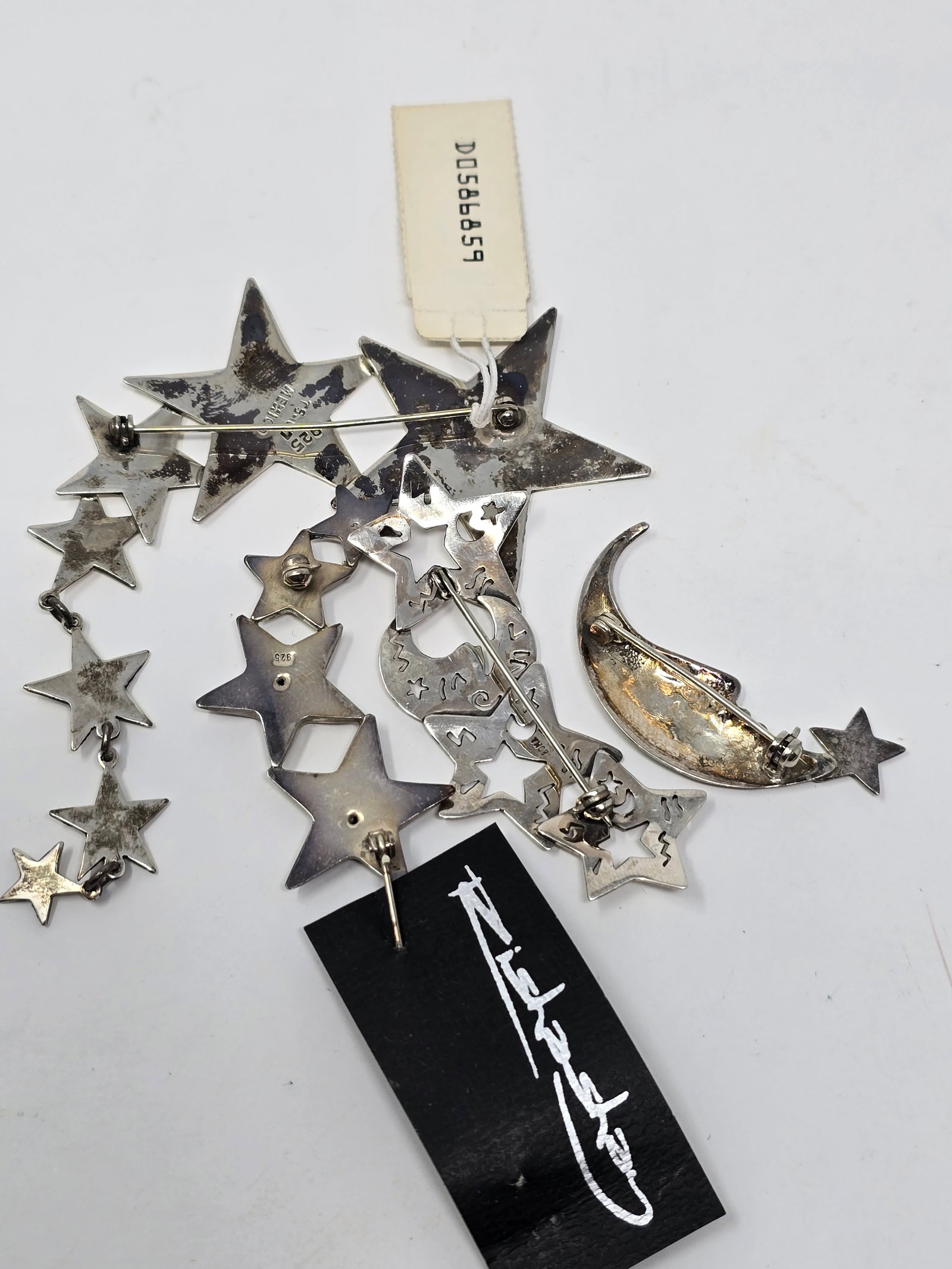 Lot of (4) 925 Sterling Silver Brooches - 2