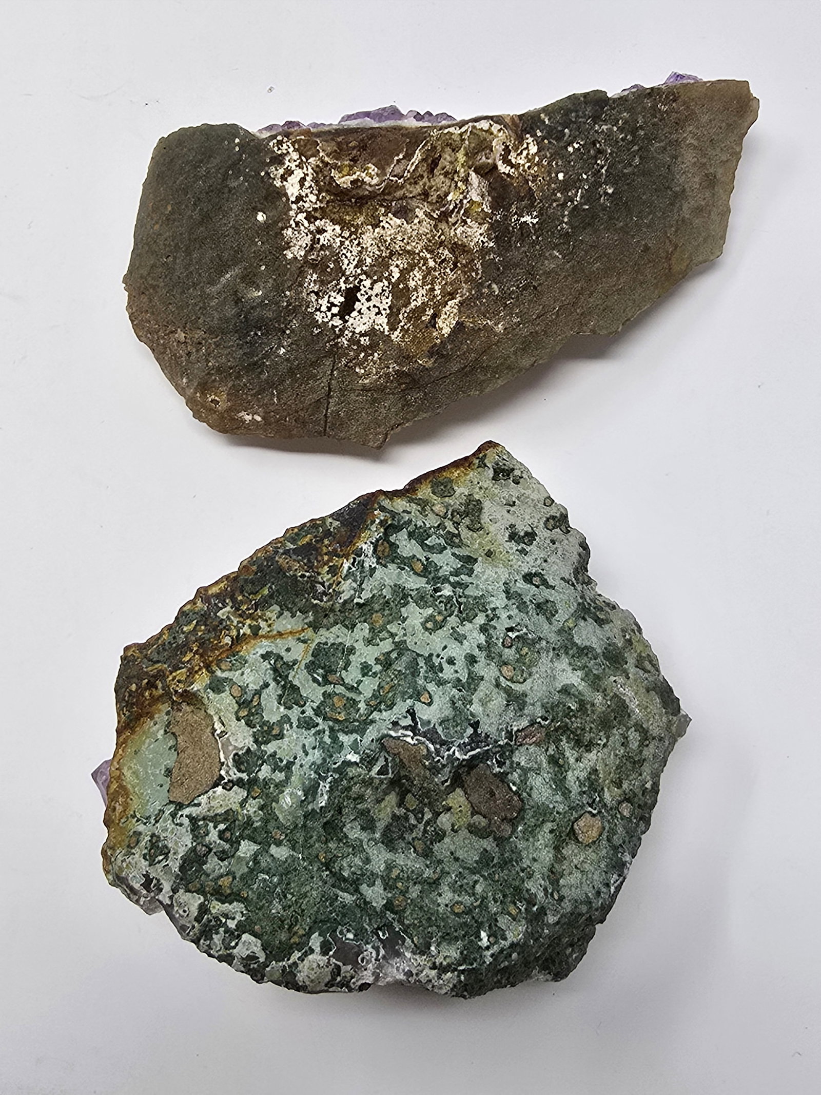Lot of (2) Raw Amethyst Clusters (aka "Violet Quartz") - 3