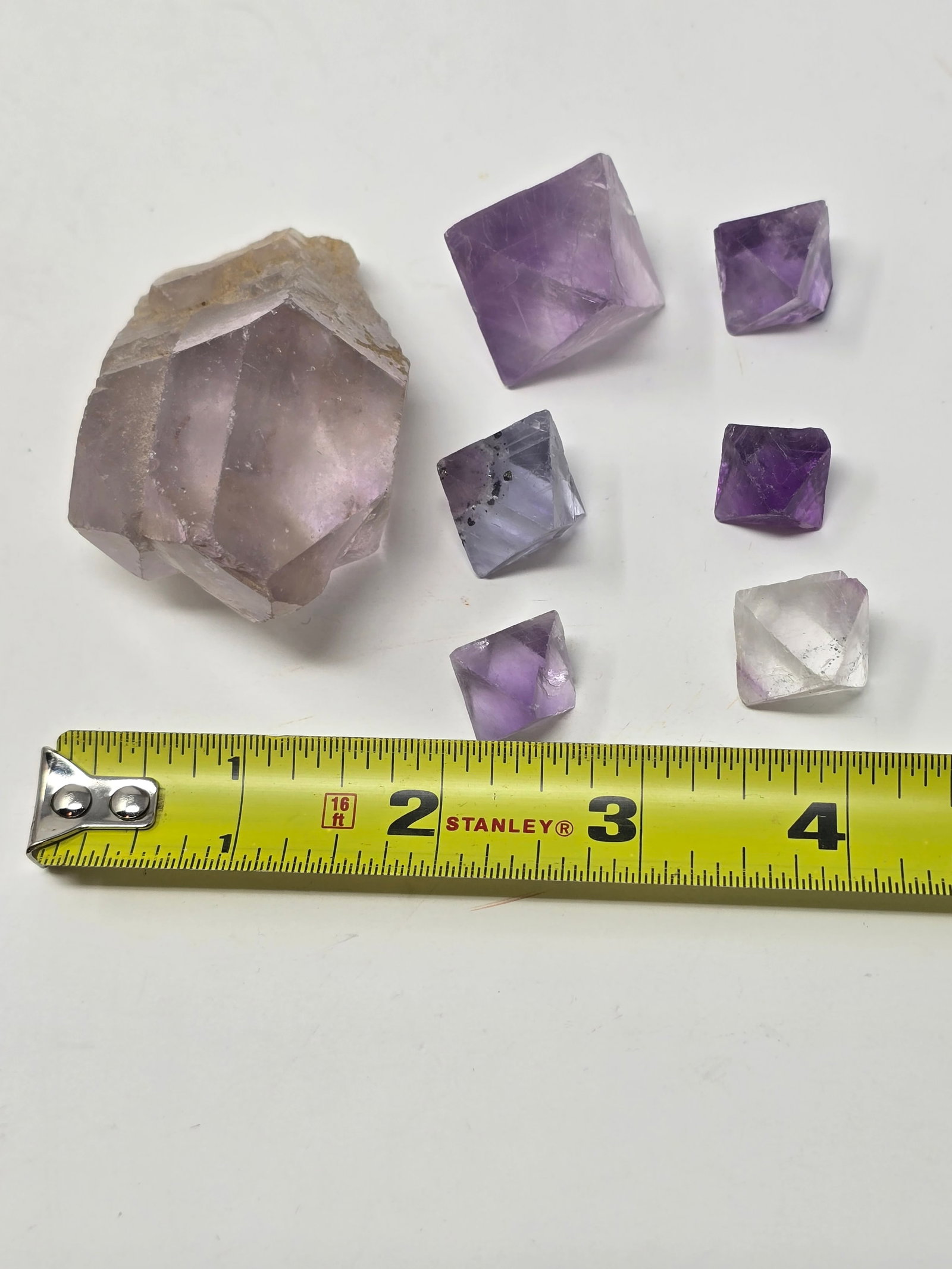 Lot of (7) Pieces of Fluorite (aka "Fluorospar") - 3