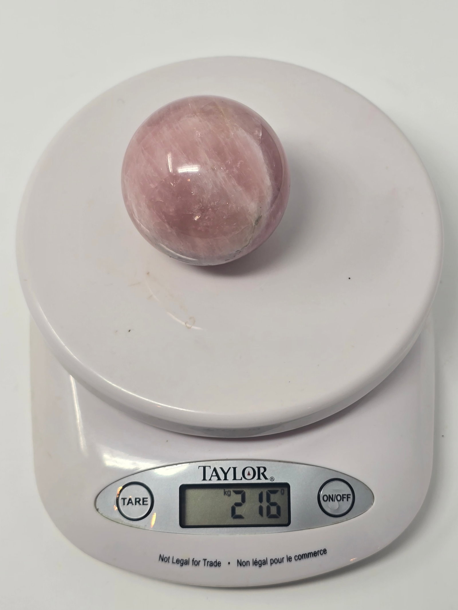 Rhodochrosite Crystal Sphere (aka "Inca Rose") - 3