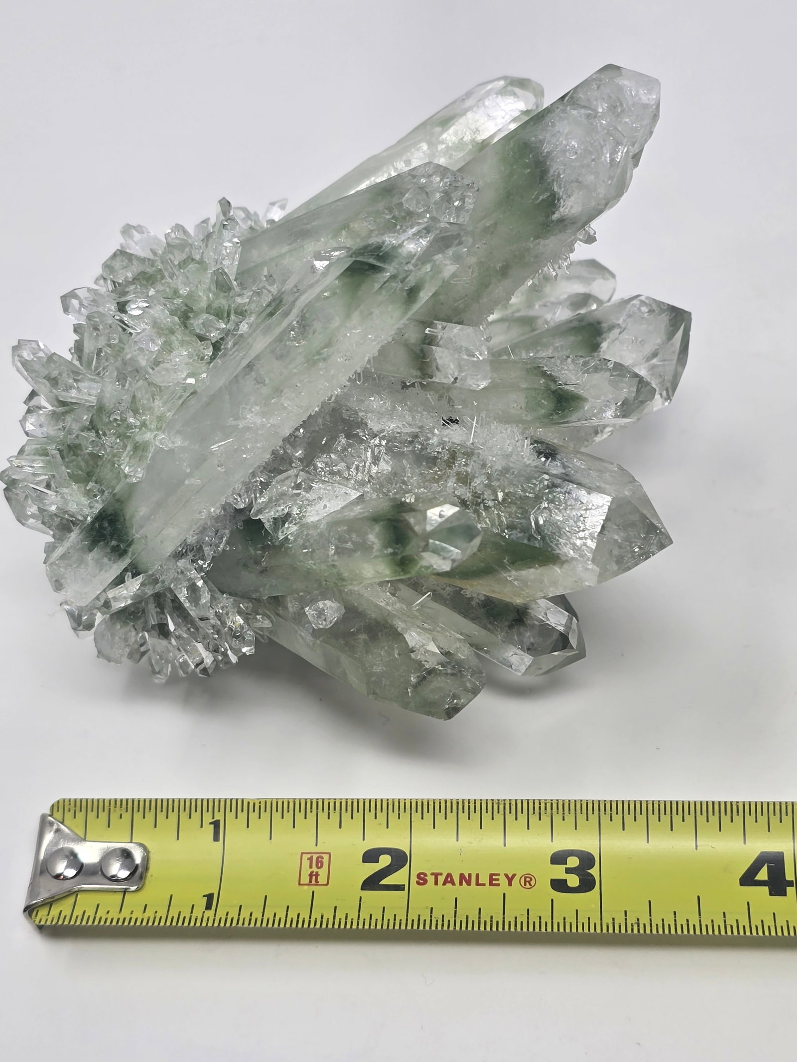 Beautiful Piece of Chromium Quartz Crystal with Embedded Citrine Crystal - 5