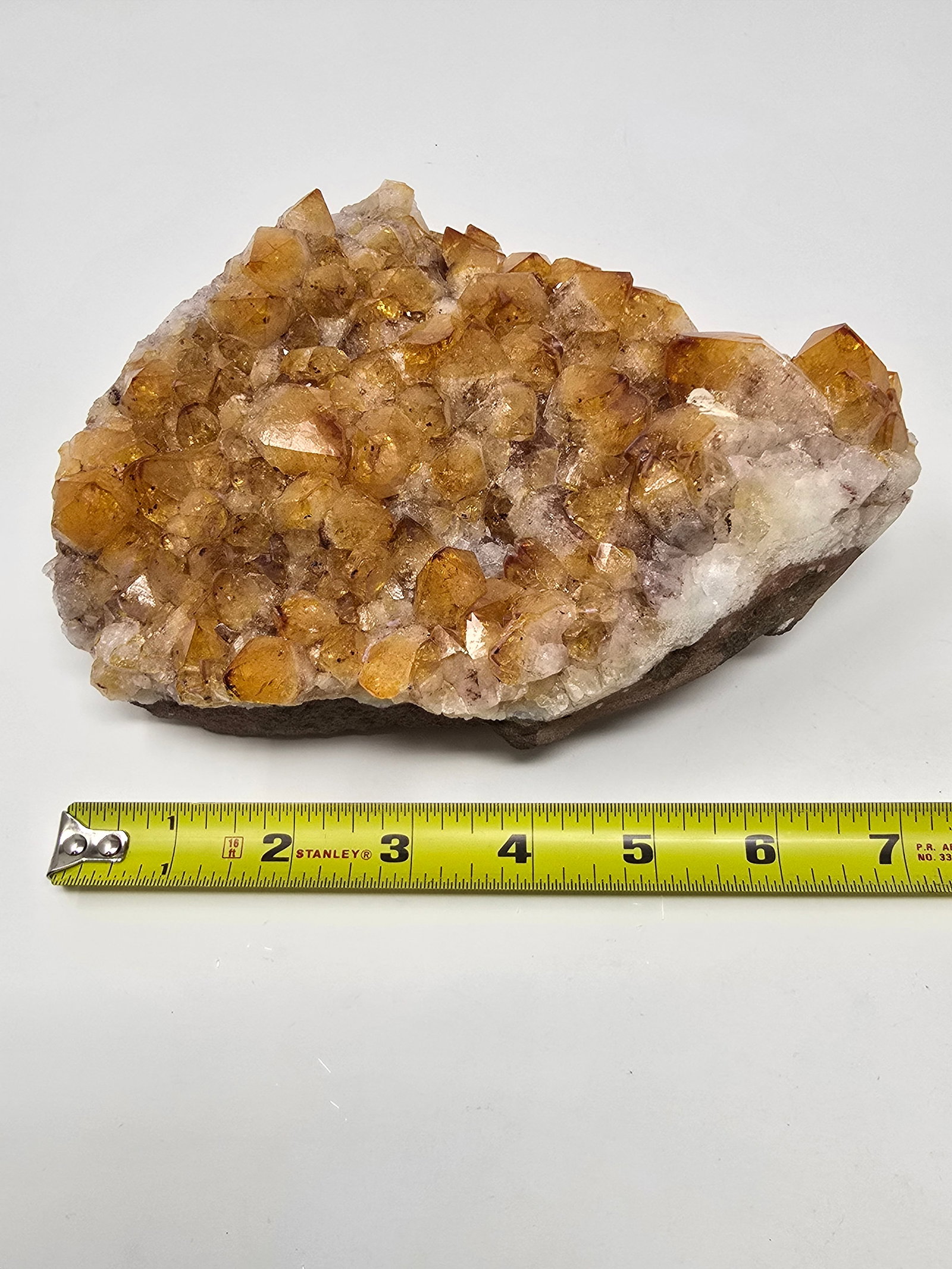 Large raw Citrine Crystal Cluster (aka "Lemon Quartz") - 4