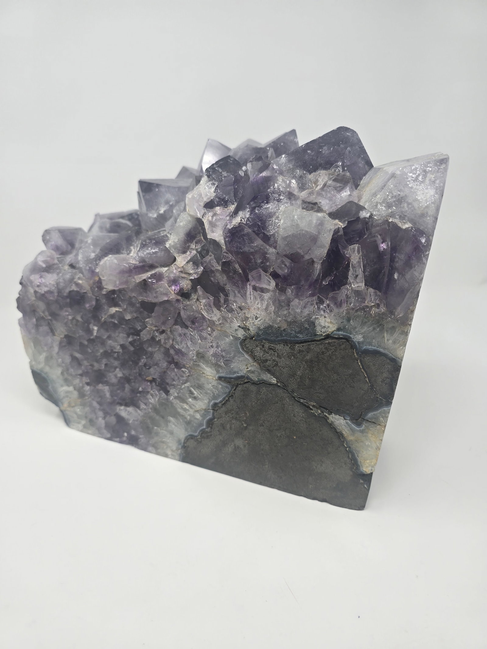 Beautiful Large Natural Amethyst Crystal Cluster - 3