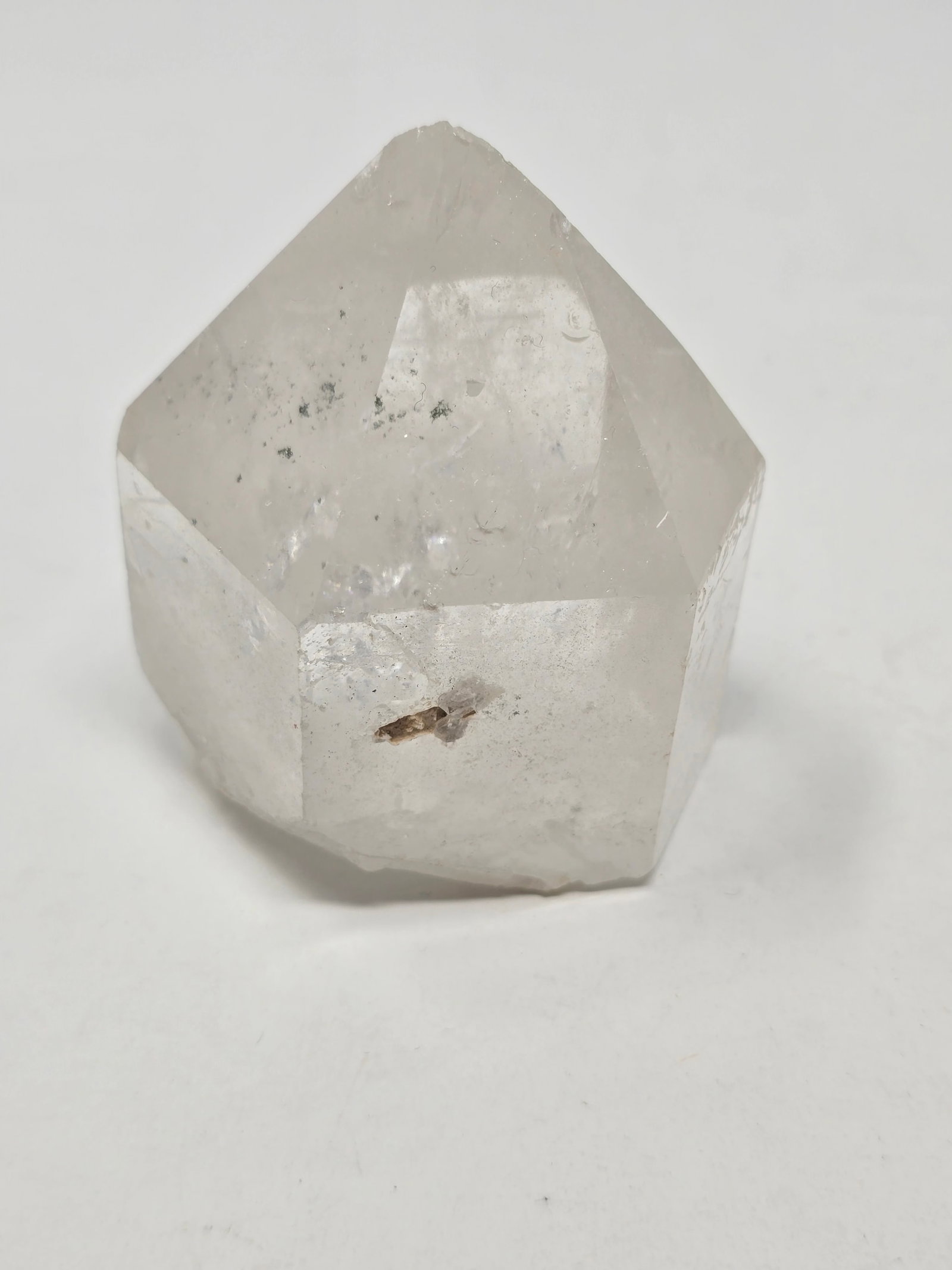 Lot of (2) Clear Quartz Crystal Points and (1) Quartz Cluster - 2