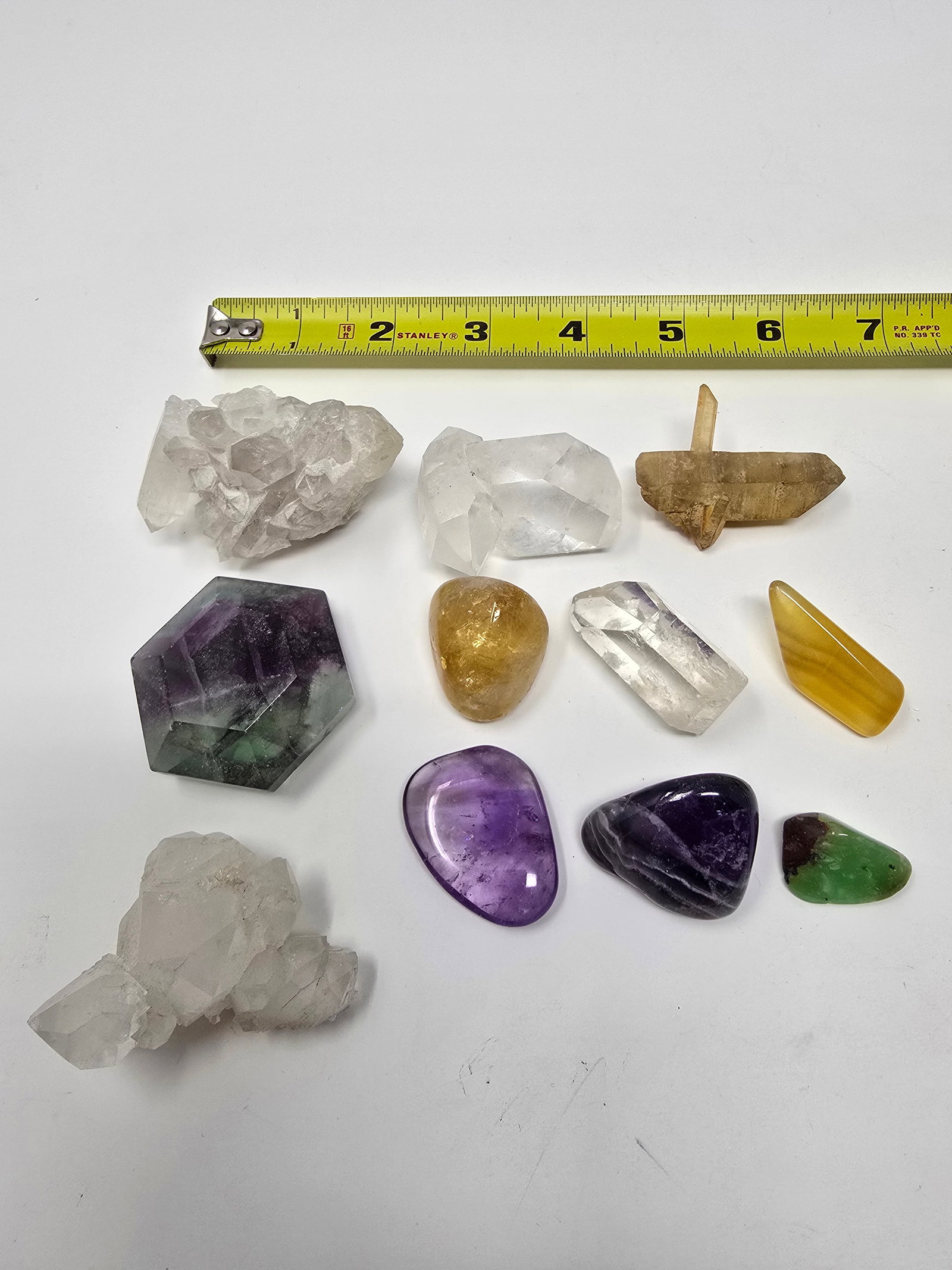 Mix Lot of (11) Crystals/Stones - 2