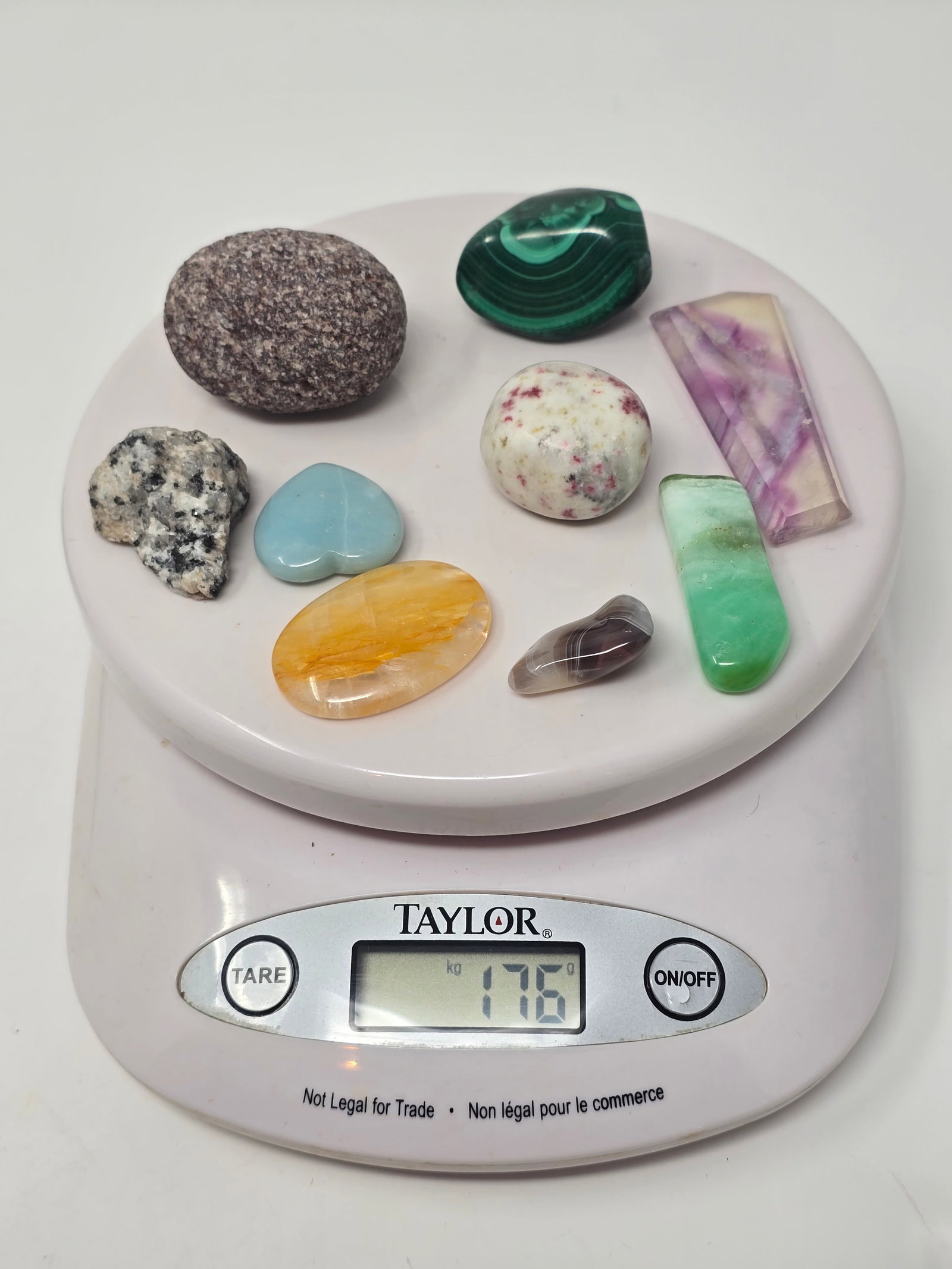 Mix Lot of (9) Beautiful Crystals - 3