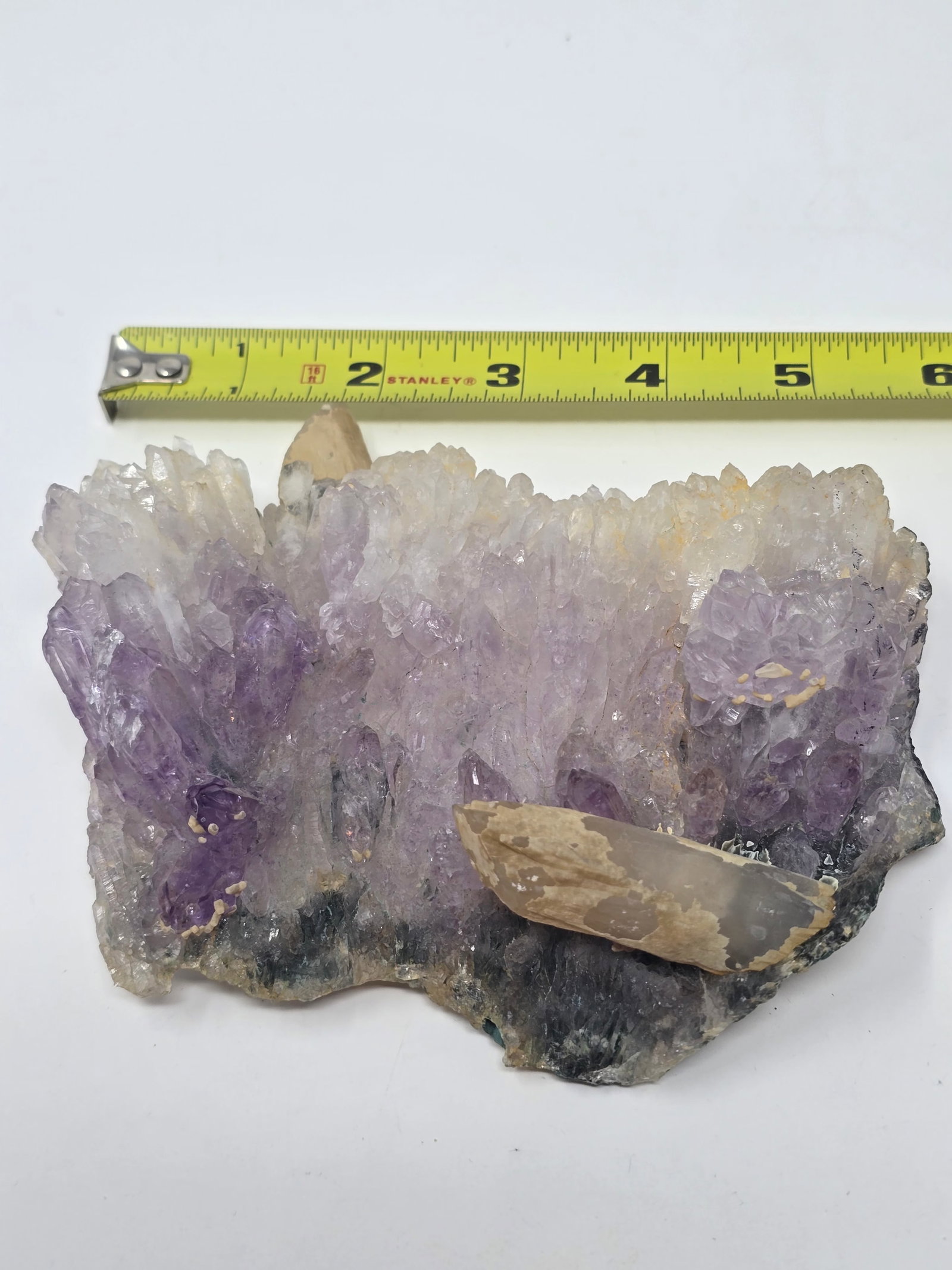 Mix Lot of Amethyst, Clear Quartz and Smokey Quartz Crystals - 4