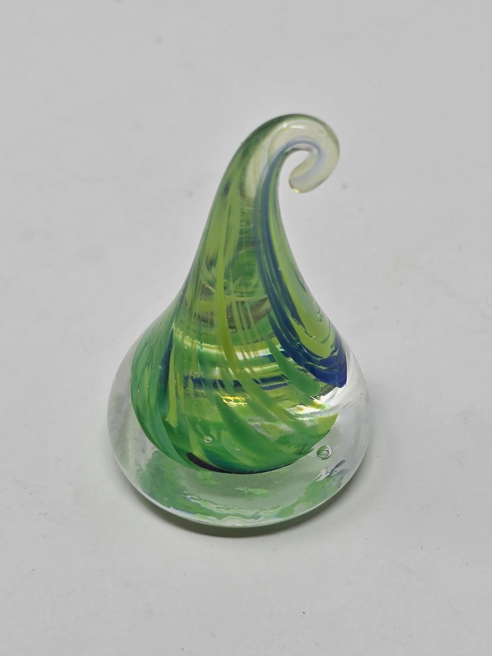 Small "Ron Hinkle" Art Glass Paperweight - 2