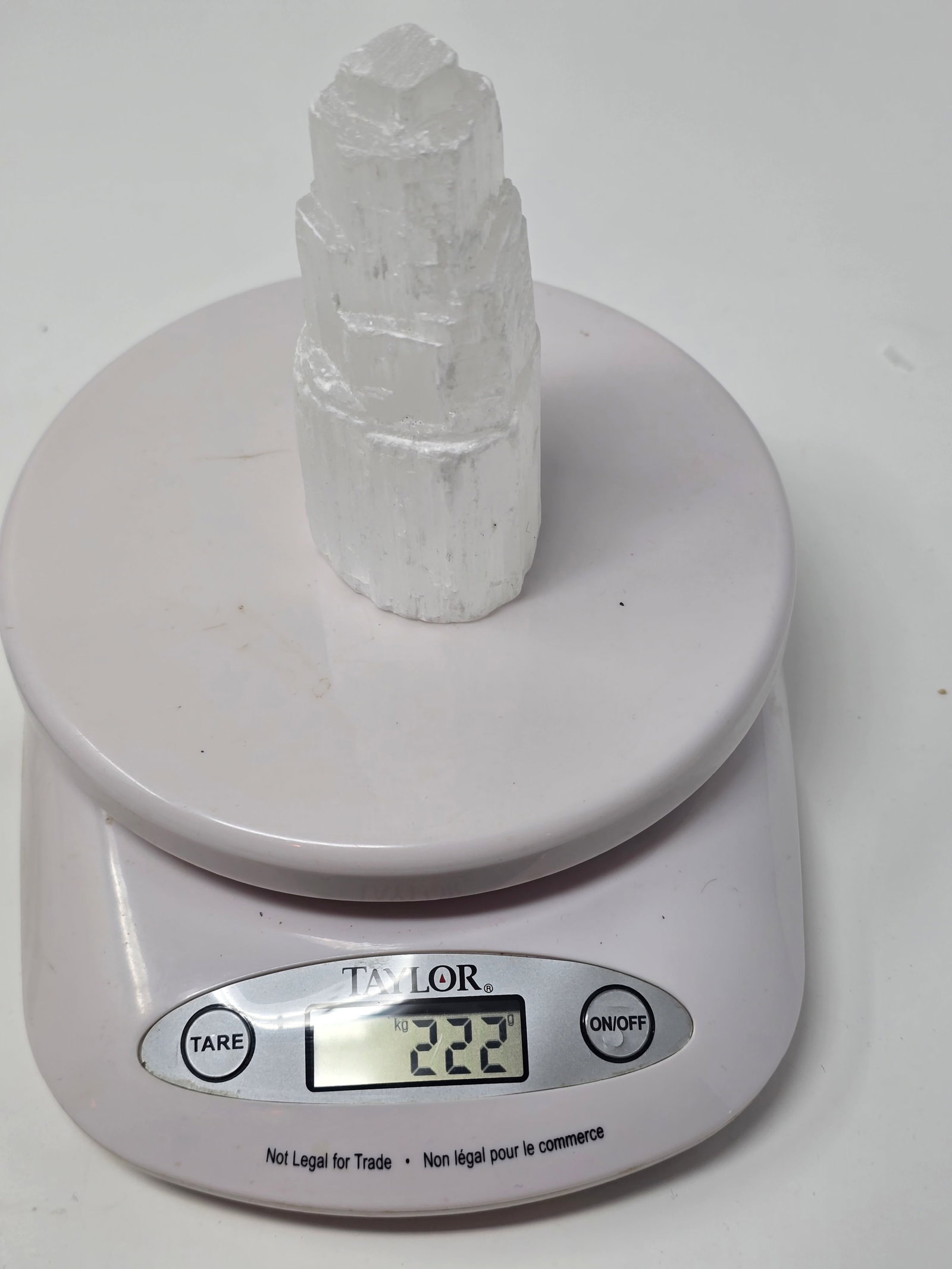 Earthbound Trading Company Mini Color-changing Light with Selenite Tower - 3