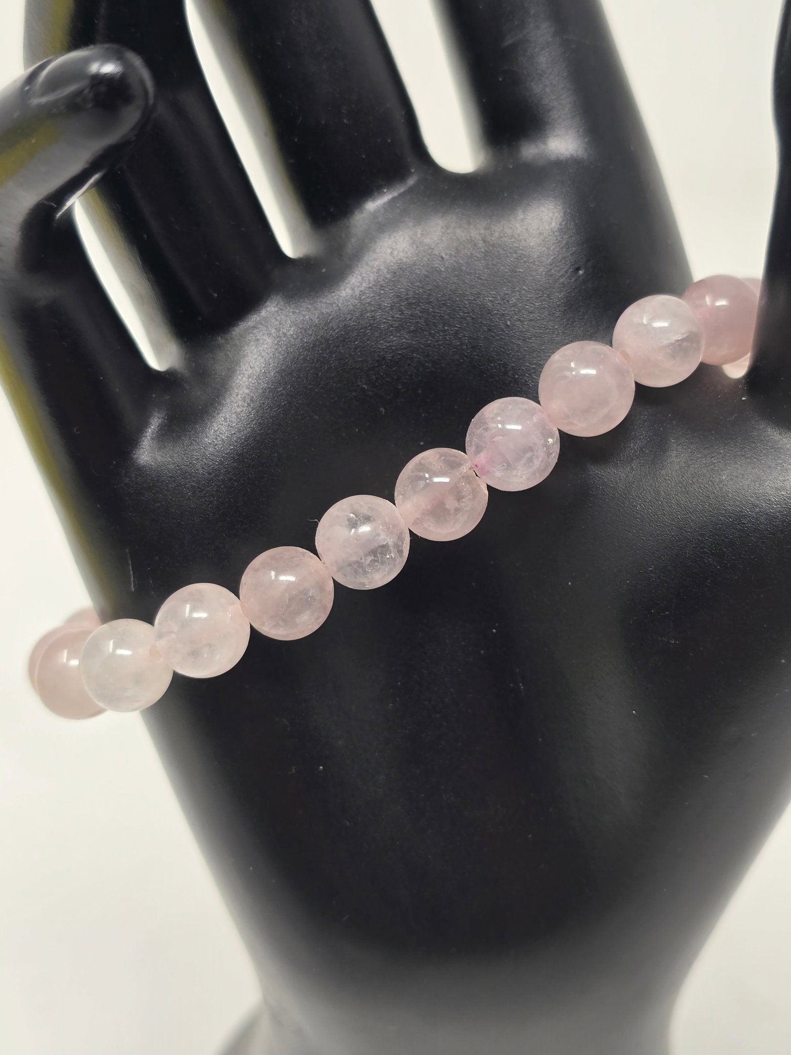 Rose Quartz Crystal Bracelet ("Heart Stone" & "Love Stone") - 3