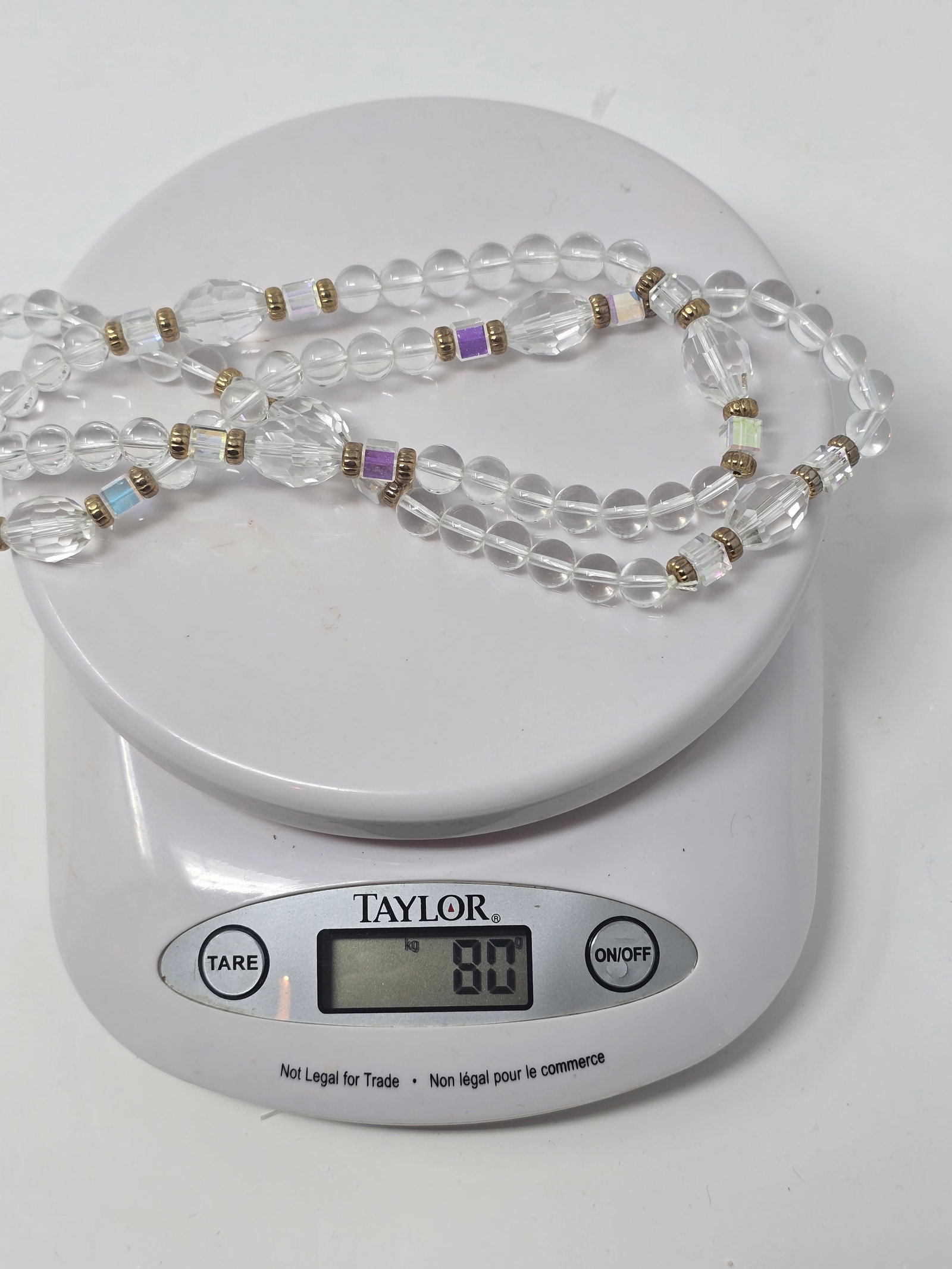 Lot of (2) Beautiful Glass Bead Necklaces - 7