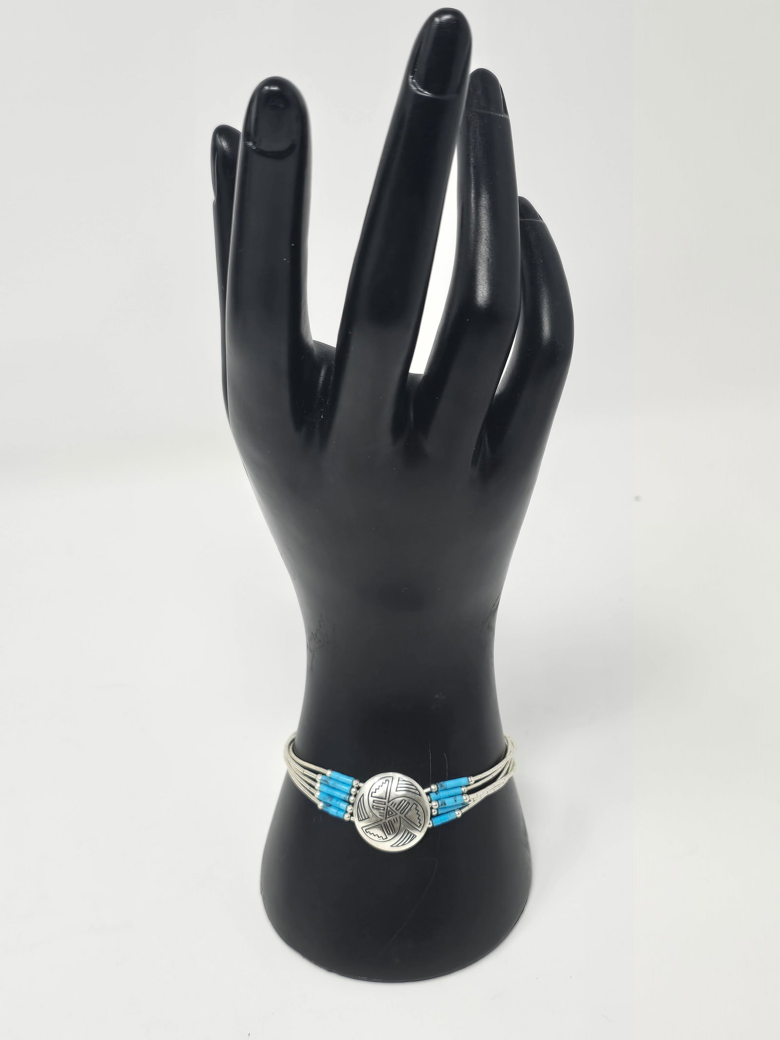 Stunning Native American Southwestern Turquoise Set - 4
