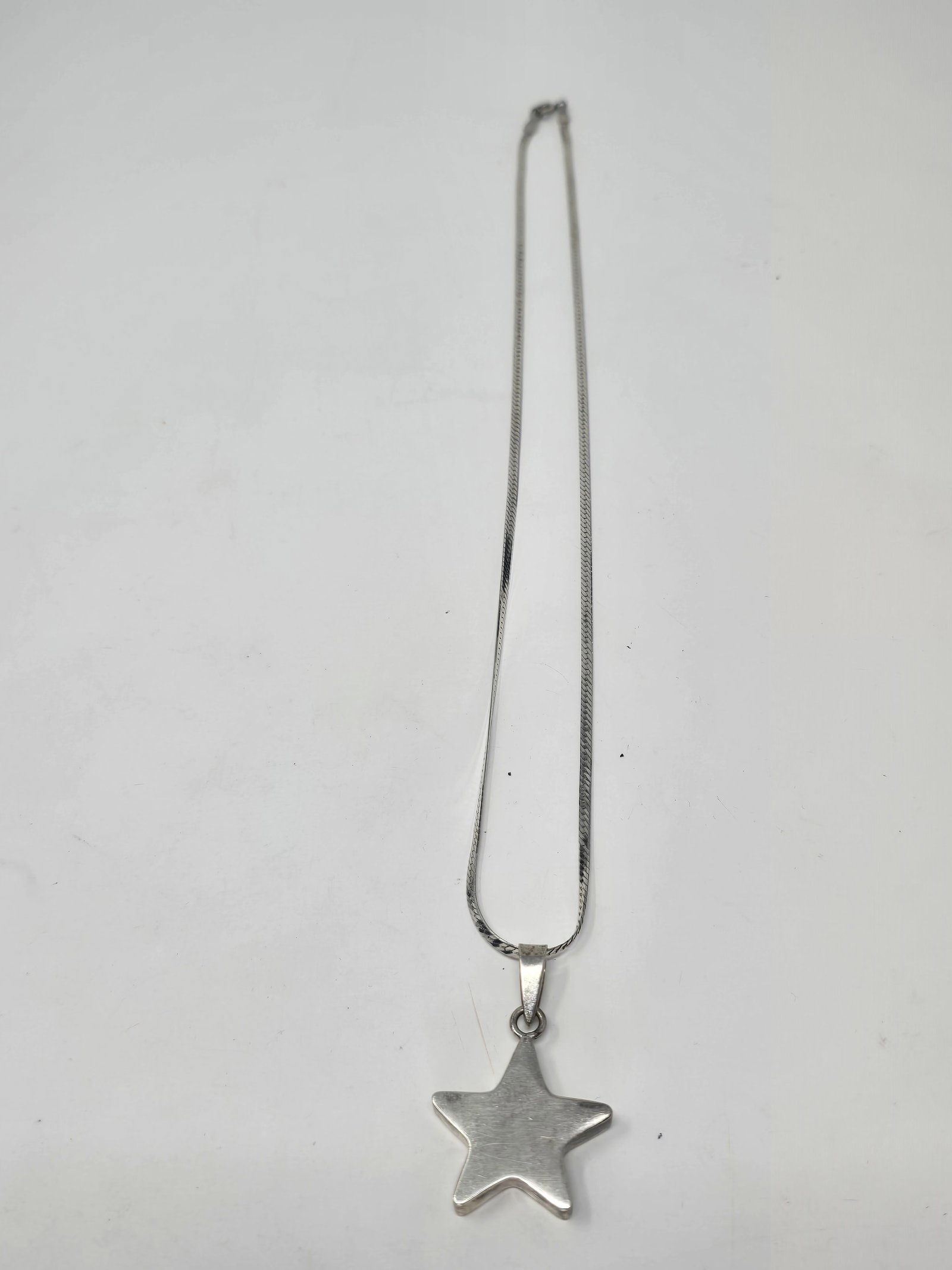 925 Sterling Silver Necklace with Star Pendant - 2