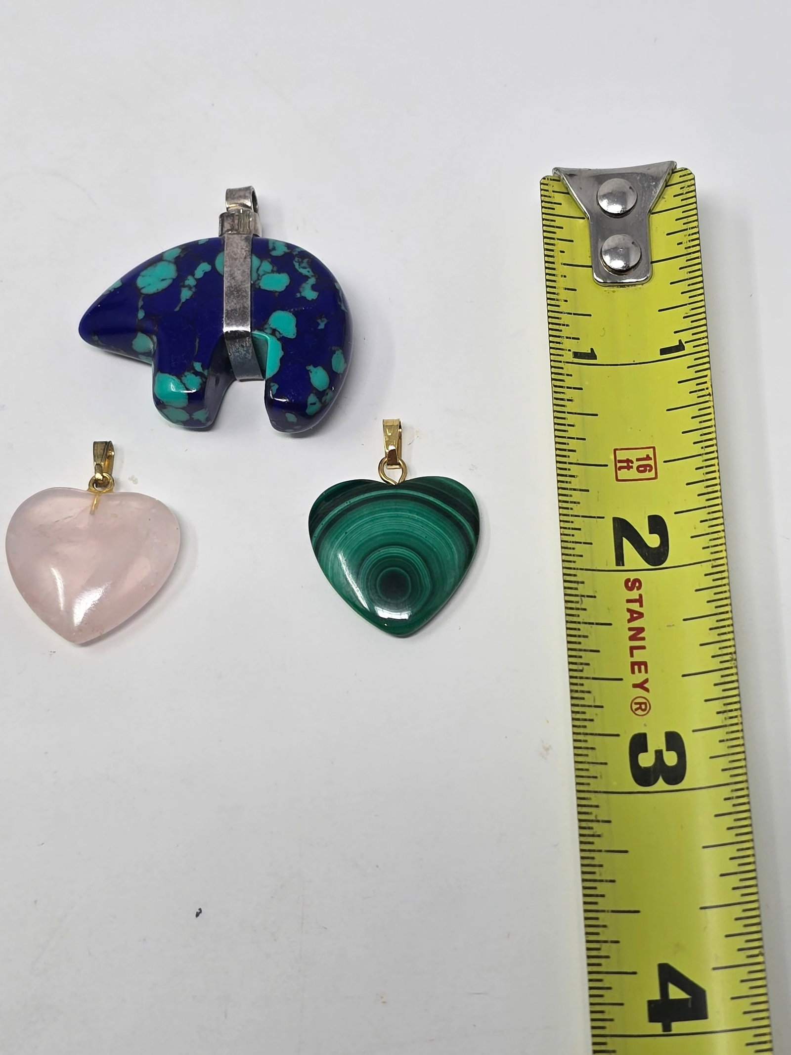 Lot of (3) Carved Crystals - 2