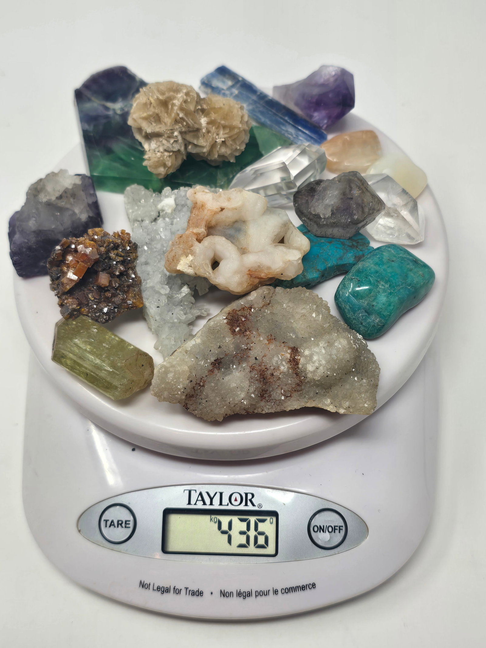 Mixed Lot of (18) Crystals - 2