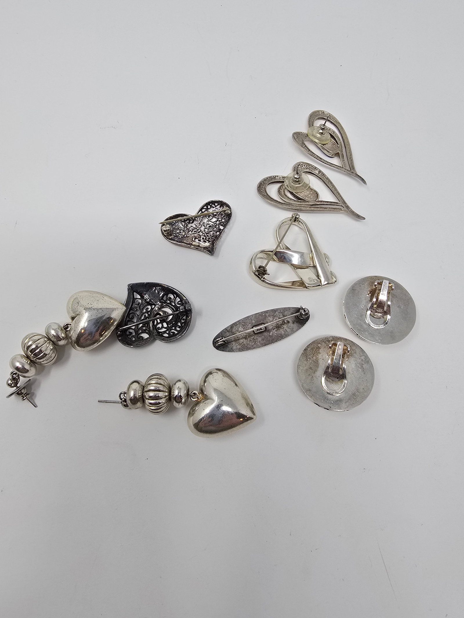 Mixed Lot of Vintage Earrings and Brooches - 4