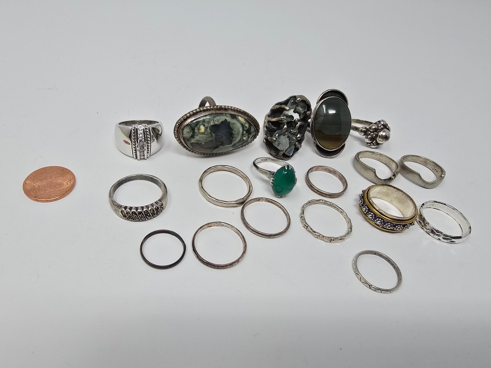 Large Mixed Lot of (18) Rings - 2