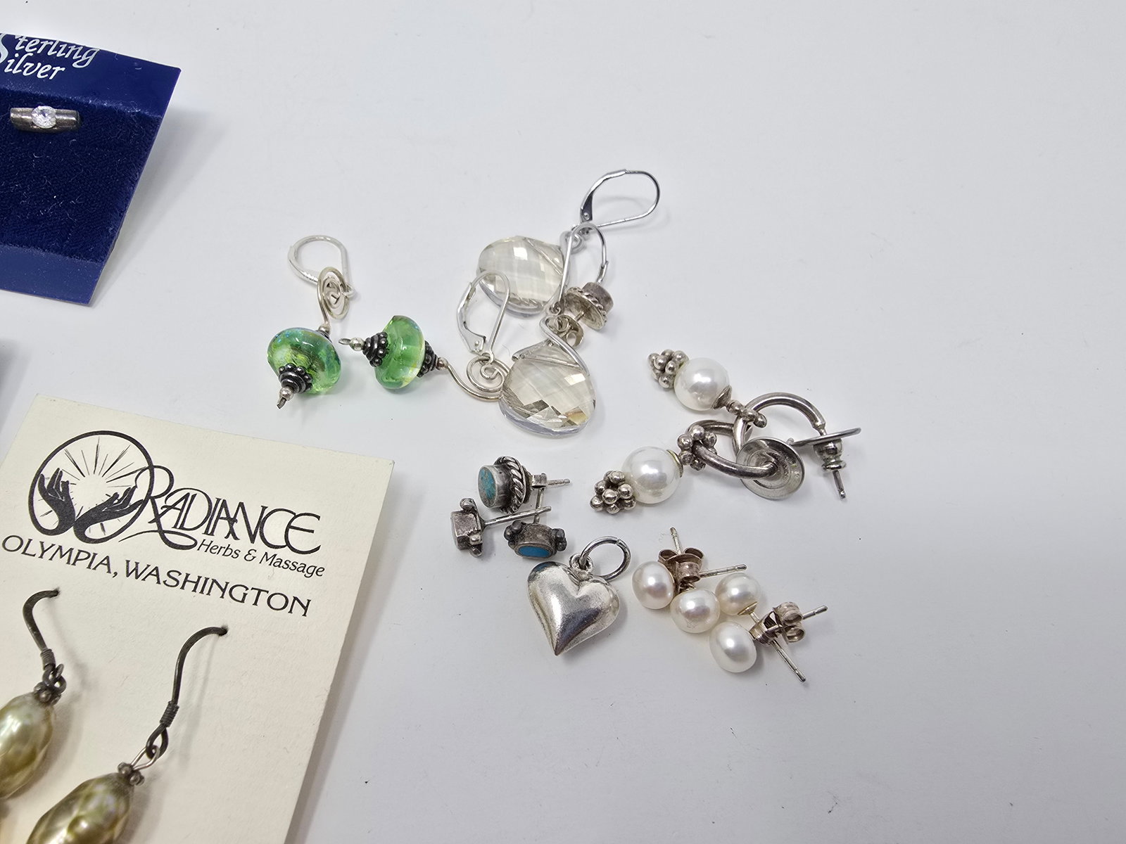 Mixed Lot of (13) 925 Sterling Silver Jewelry Pieces - 4