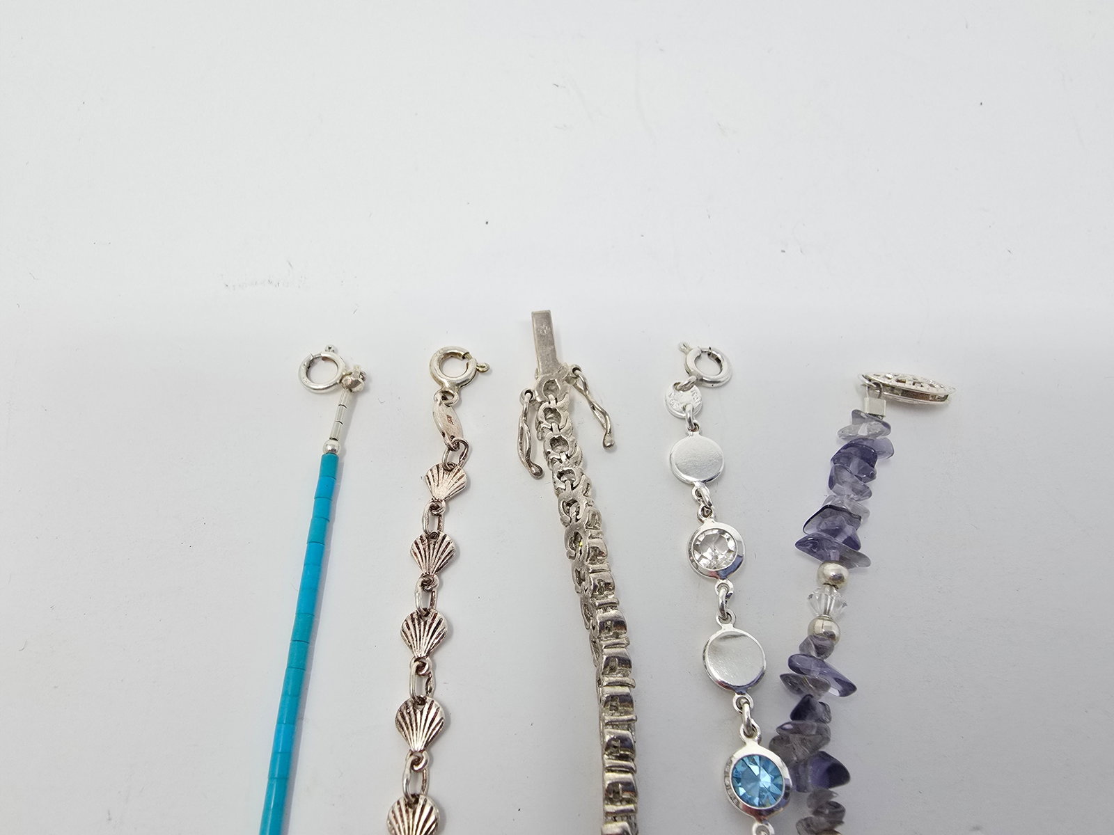 Mixed Lot of (7) 925 Sterling Silver Bracelets - 4