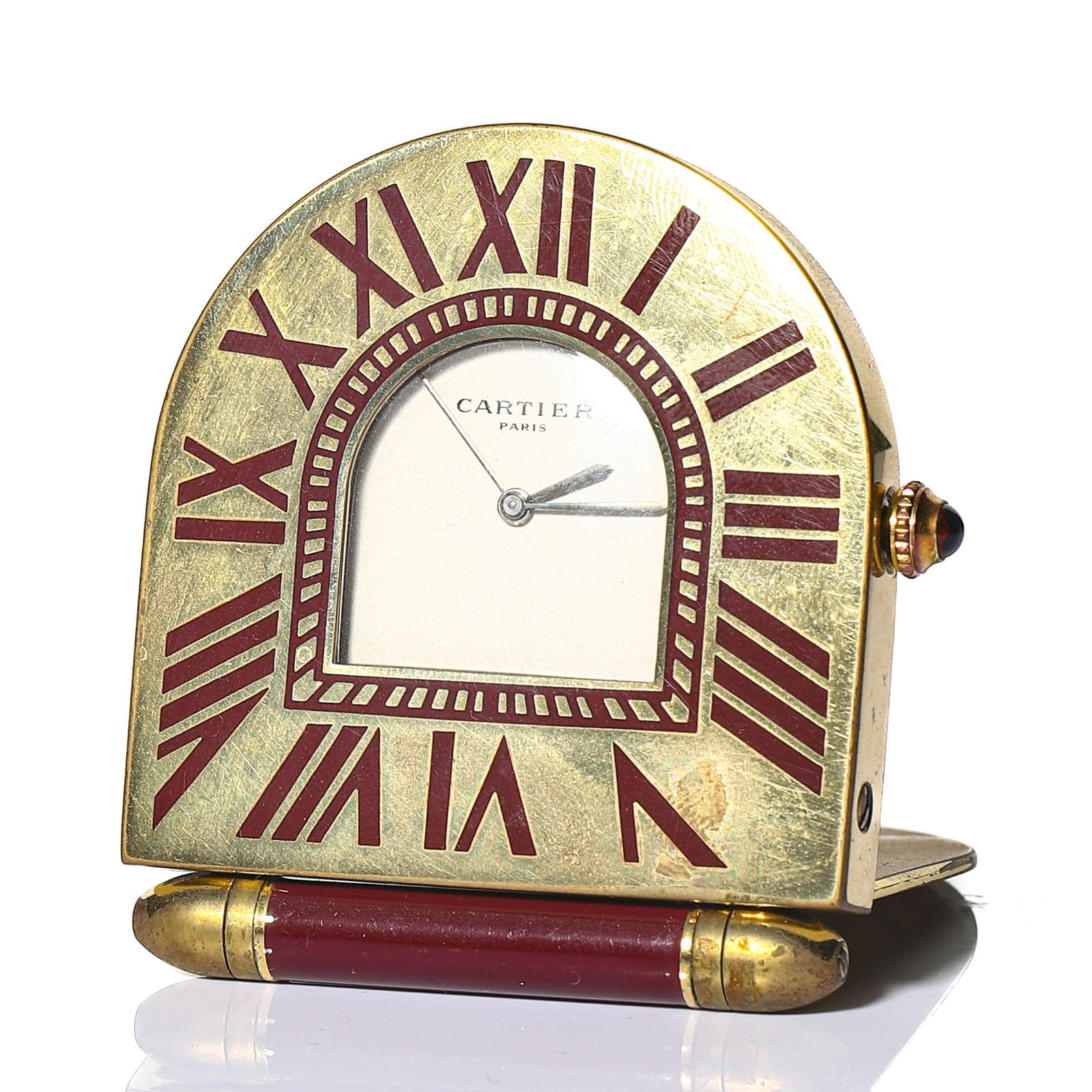 CARTIER PARIS QUARTZ DESK CLOCK (1 of 5)