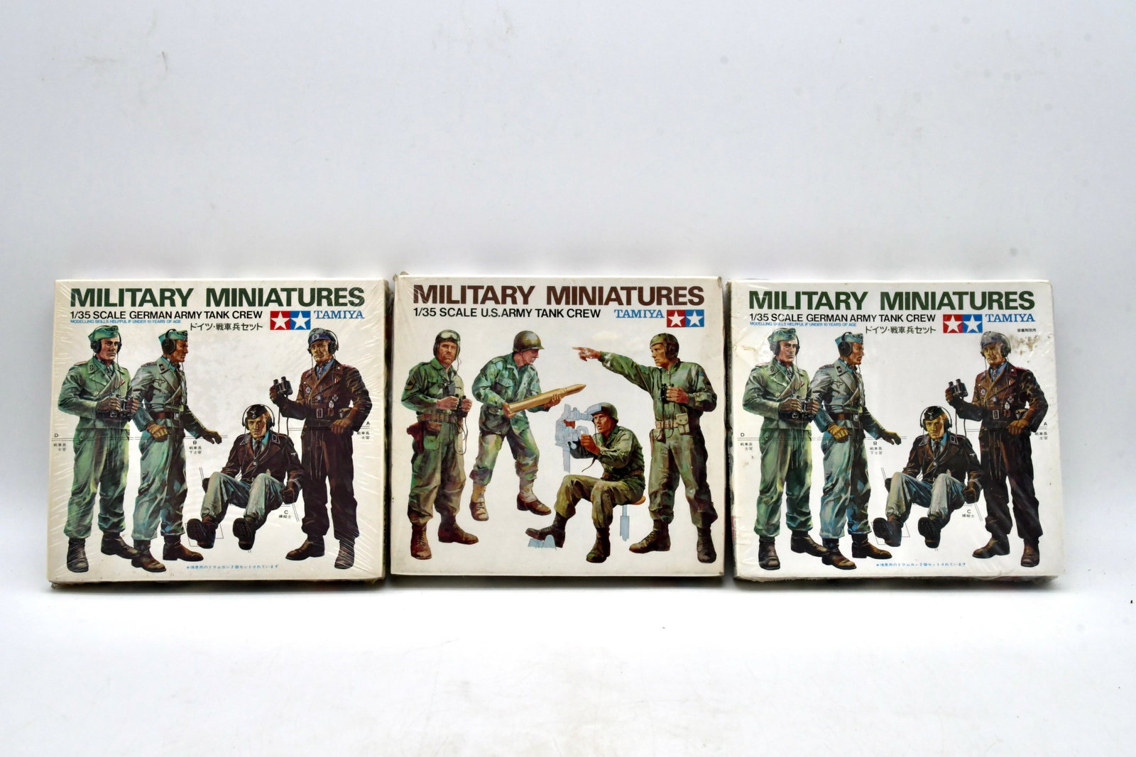 Tamiya 1/35 Tank Crew Figure Sets - Lot of 3 (1 of 2)