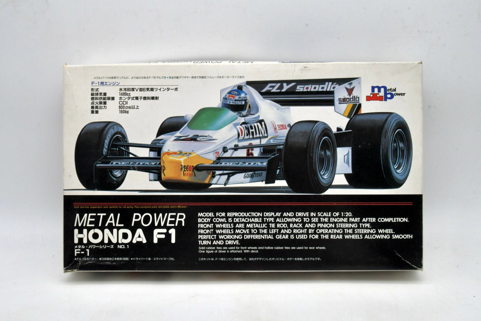 Metal Power Honda F1 1/20 Scale Motorized Kit (1 of 5)