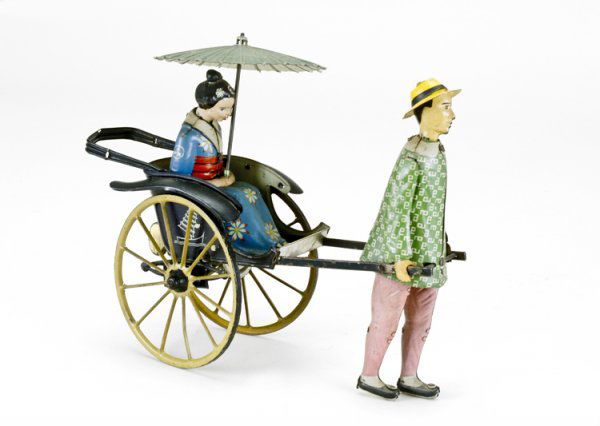 Lehmann Masuyama German Tin Wind-up Toy: Patent dated Jan. 25, 1927. Marked "Made in Germany". In working condition.