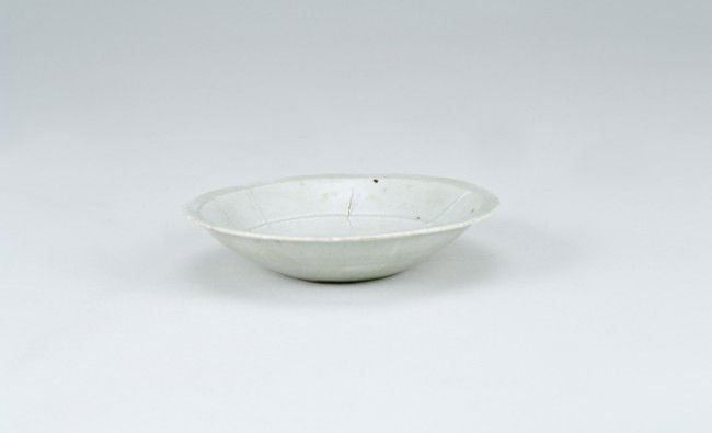Ancient Chinese Dish: 4 1/16" diameter. Labeled as: Sung Dynasty, Ching-Pai Dish. From a collection of Chinese Sung, Tang and Han Dynasty pottery, all originating from the construction site of the Three Gorges Dam in China