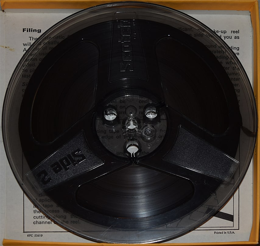 -ZZ TOP- Master Rock Music Reel-to-Reel Tape: "ZZ TOP" tape from "The Hit Factory" Master Tape Archive. 7" Reel of 1/4" tape.#9824 - 2