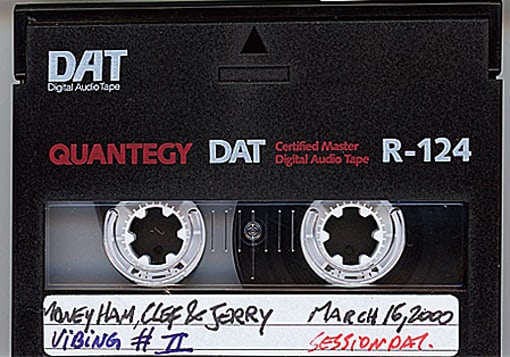 2000 -WYCLEF JEAN/MONEY HARM- MASTER Hip-Hop/Rap Music DAT Tape: 2000 "Money Harm, Clef & Jerry - Vibing II" DAT Tape from "The Hit Factory" Master Tape Archive. #8972