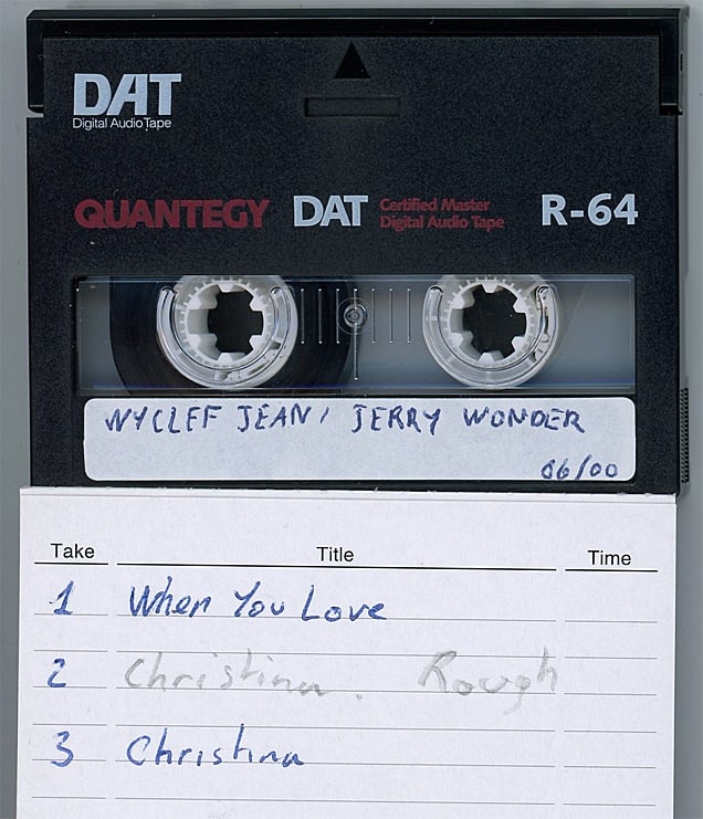 Rare -CHRISTINA AGUILERA- MASTER Vintage Music DAT Tape: "Christina - When You Love" DAT Tape from "The Hit Factory" Master Tape Archive. #1429