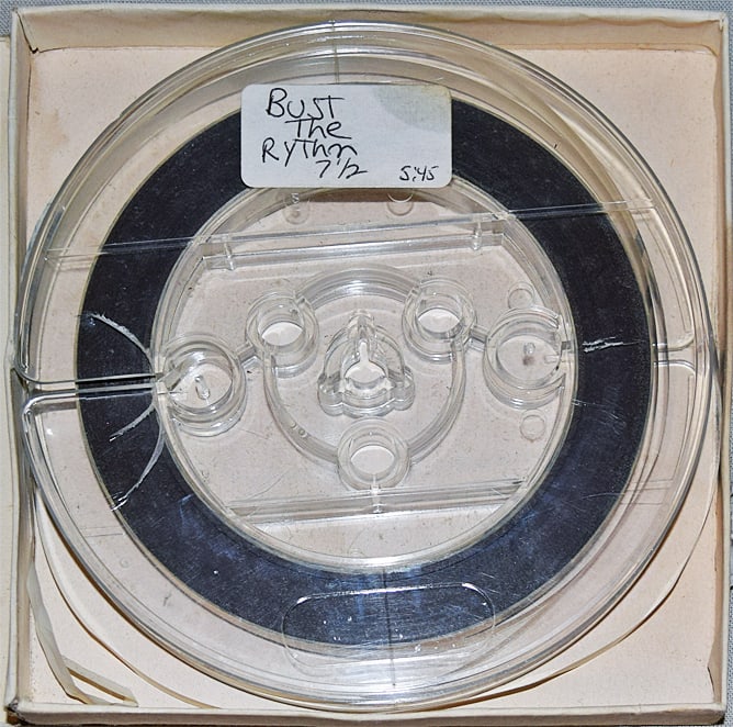 1989 -TRICKY NIKKI- MASTER Vintage Rap/Hip-Hop Music Reel-to-Reel Tape: "Bust The Rythm #5 - Thunder Trax" tape from "The Hit Factory" Master Tape Archive. We believe is the 1989 Tricky Nikki track. 5" Reel of 1/4" tape. #2291 - 1