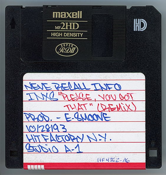 1993 -INXS- MASTER Rock Music Computer Disk (1 of 1)