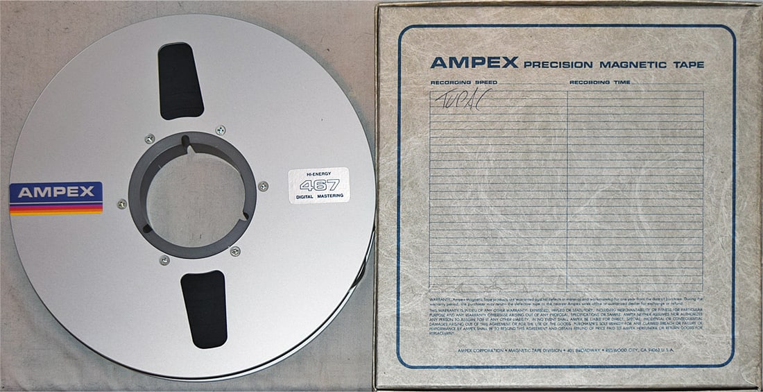 -TUPAC SHAKUR- MASTER Rap/Hip-Hop Music Reel-to-Reel Tape (1 of 1)