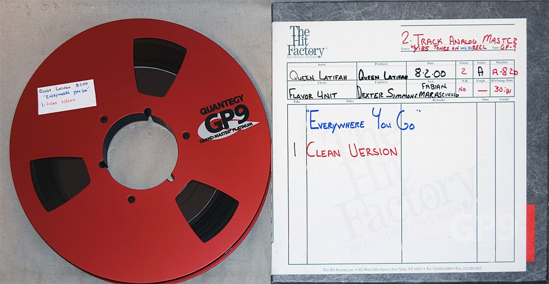 2000 -QUEEN LATIFAH- MASTER Hip-Hop/Rap Reel-to-Reel Tape (1 of 1)