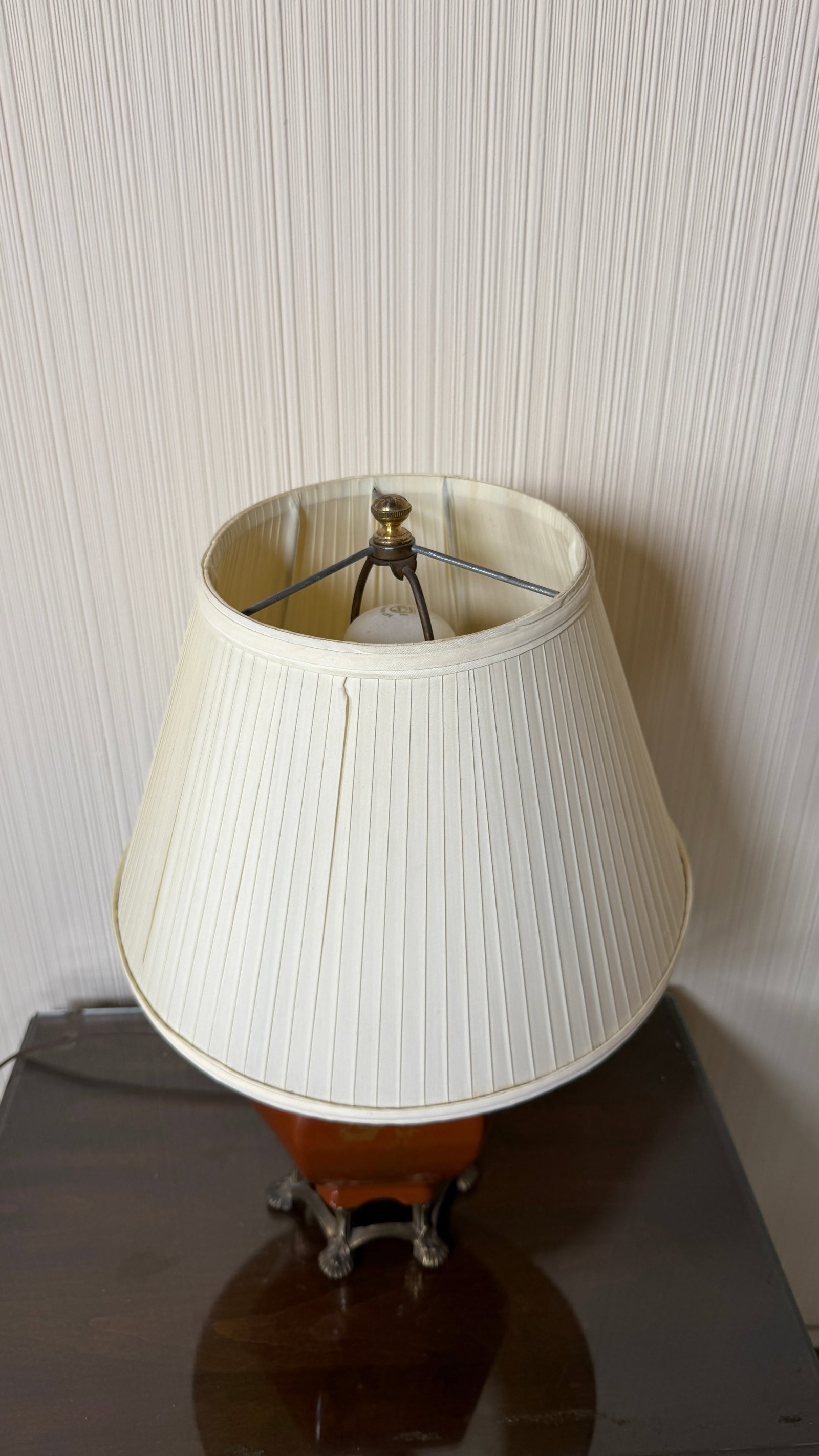Ceramic Hexagonal Shaped Table Lamp - 9