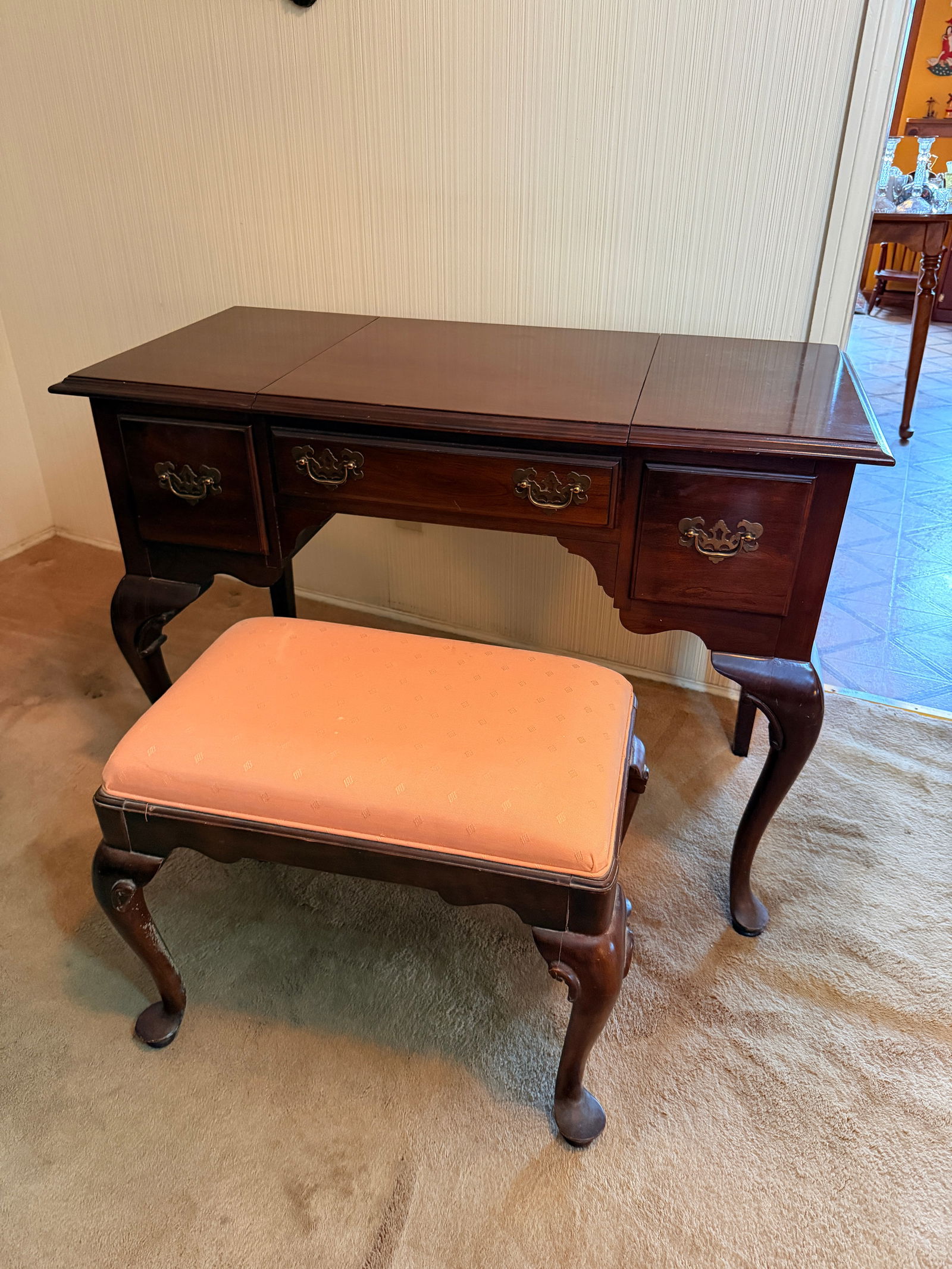 Ethan Allen Vanity and Stool - 2