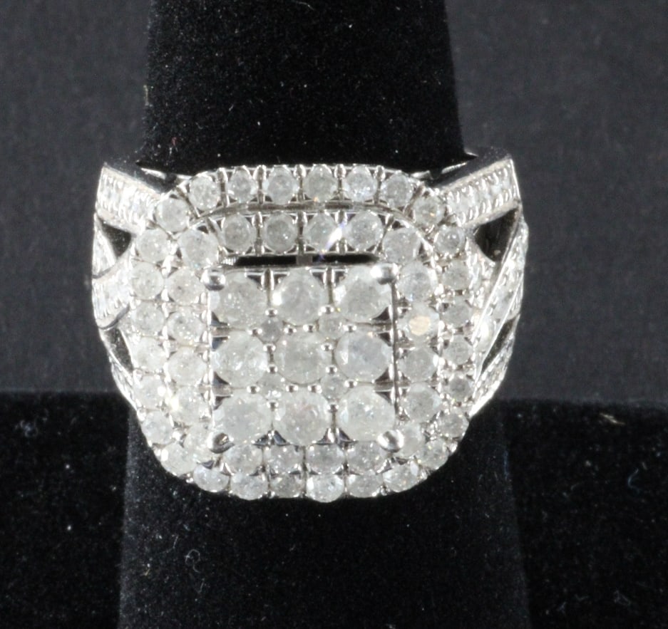 10K Diamond Cocktail Ring (1 of 4)