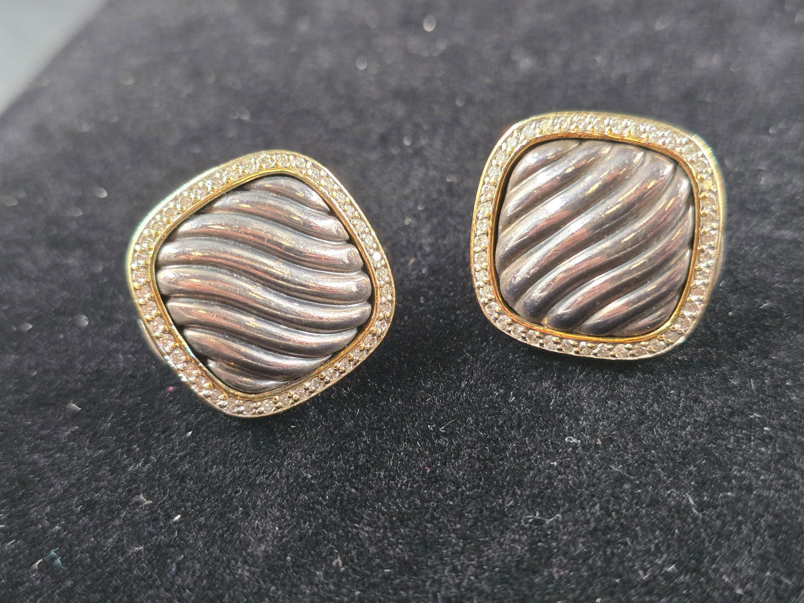 David Yurman Thoroughbred Cable Earrings (1 of 8)