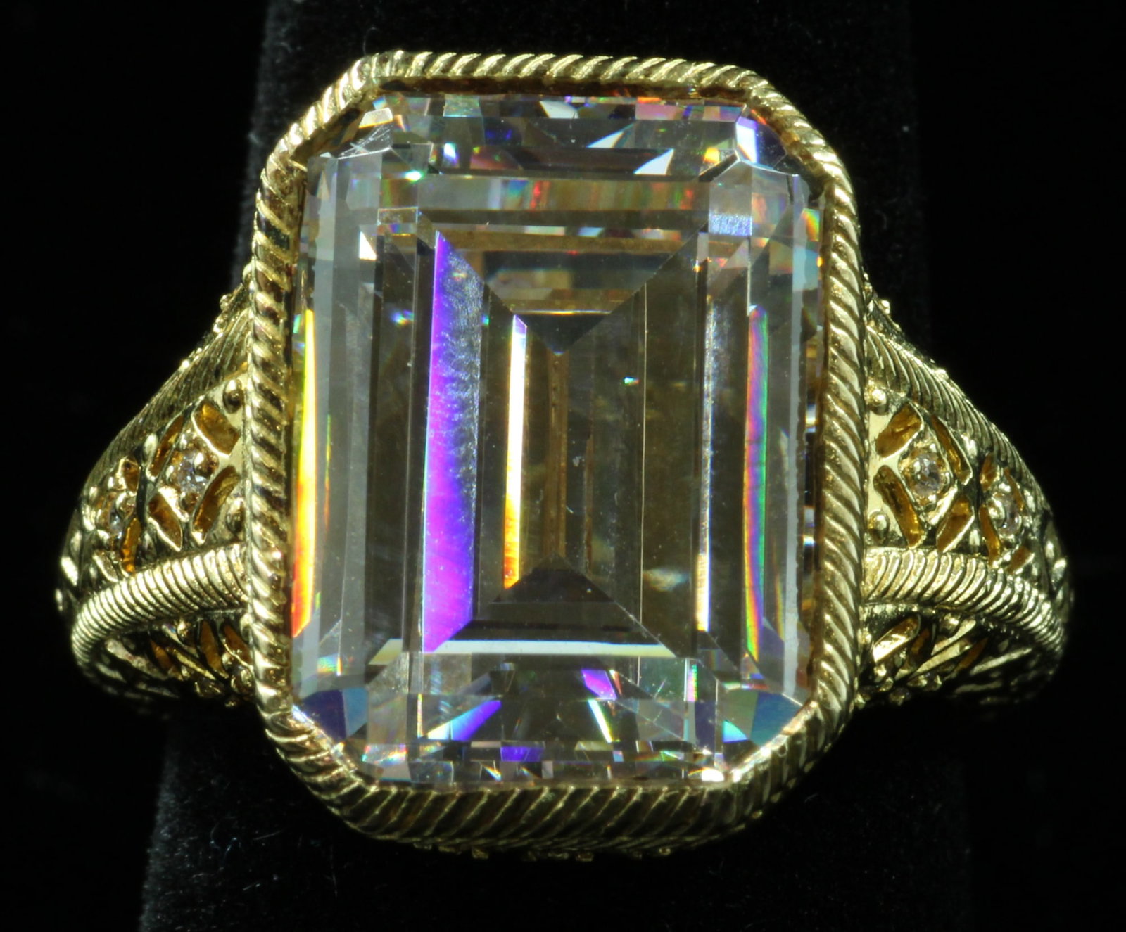 Judith Ripka Sterling Cubic Zirconia Ring (1 of 4)