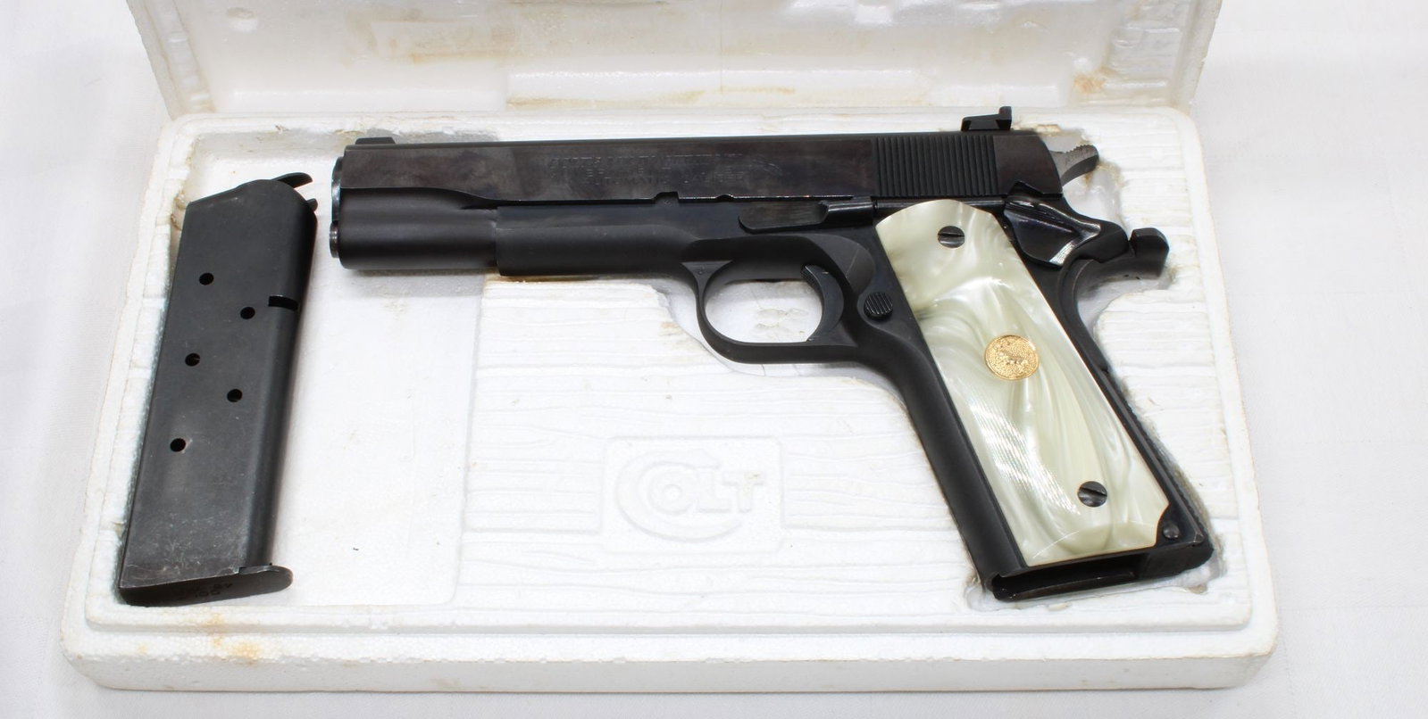 Colt MK IV Series 70 Government Model .45 ACP Semi-Automatic Pistol, S/N 98285B70, w/ Box & Magazine (1 of 20)