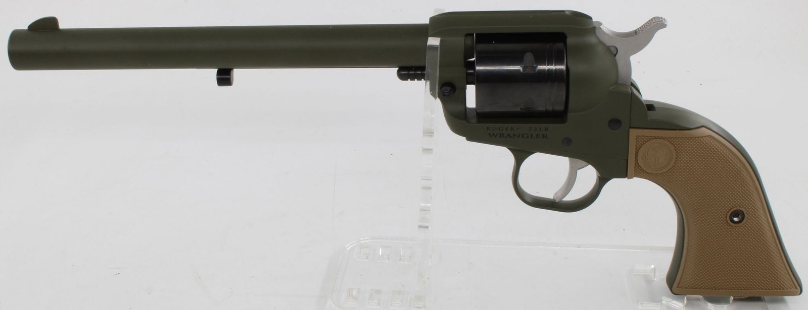 Ruger Wrangler .22 LR Single Action Revolver, Green Finish, 7.5" Barrel, with Original Box, S/N (1 of 12)