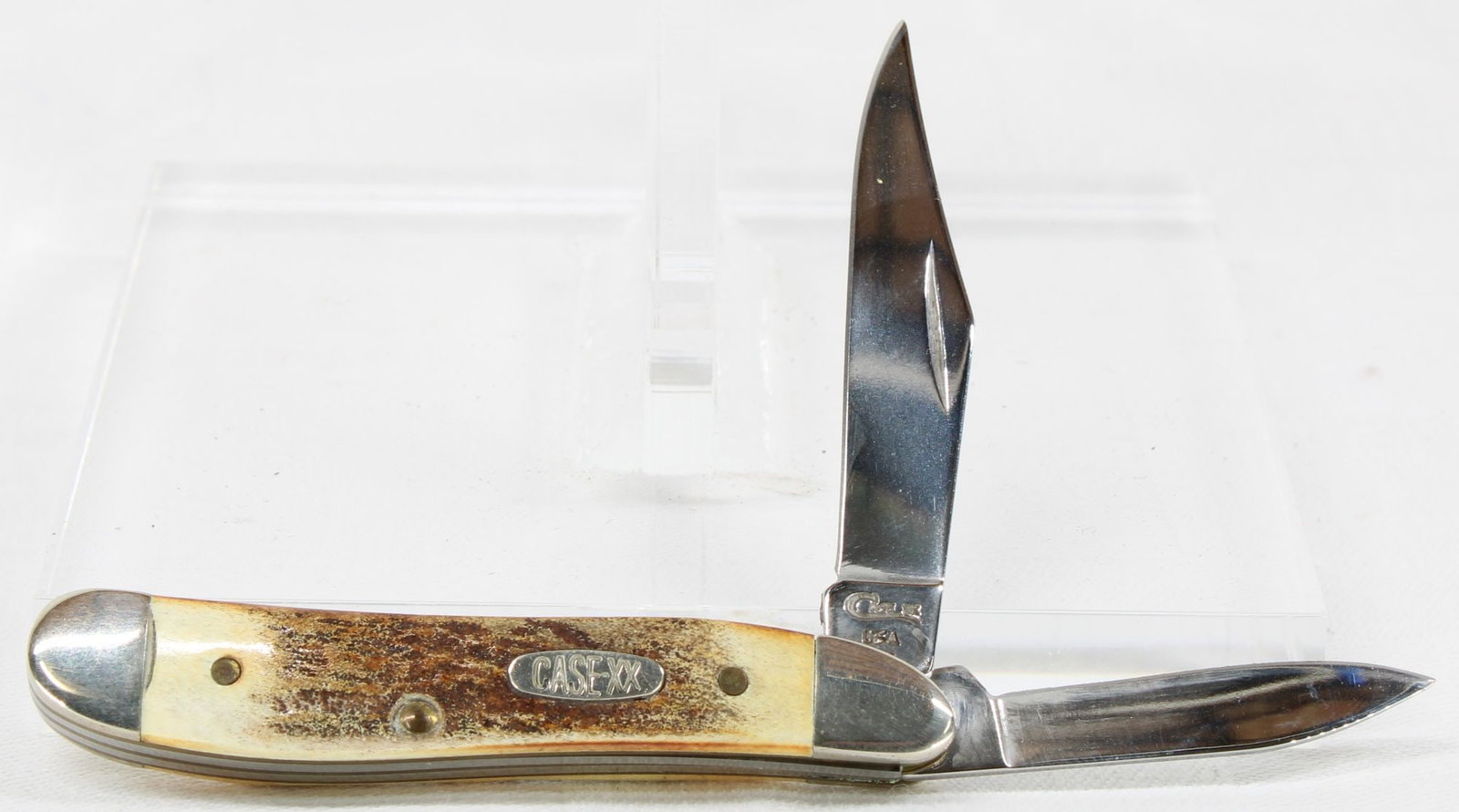 Case XX Folding Pocket Knife - 2 Blade Stag Handle (1 of 2)