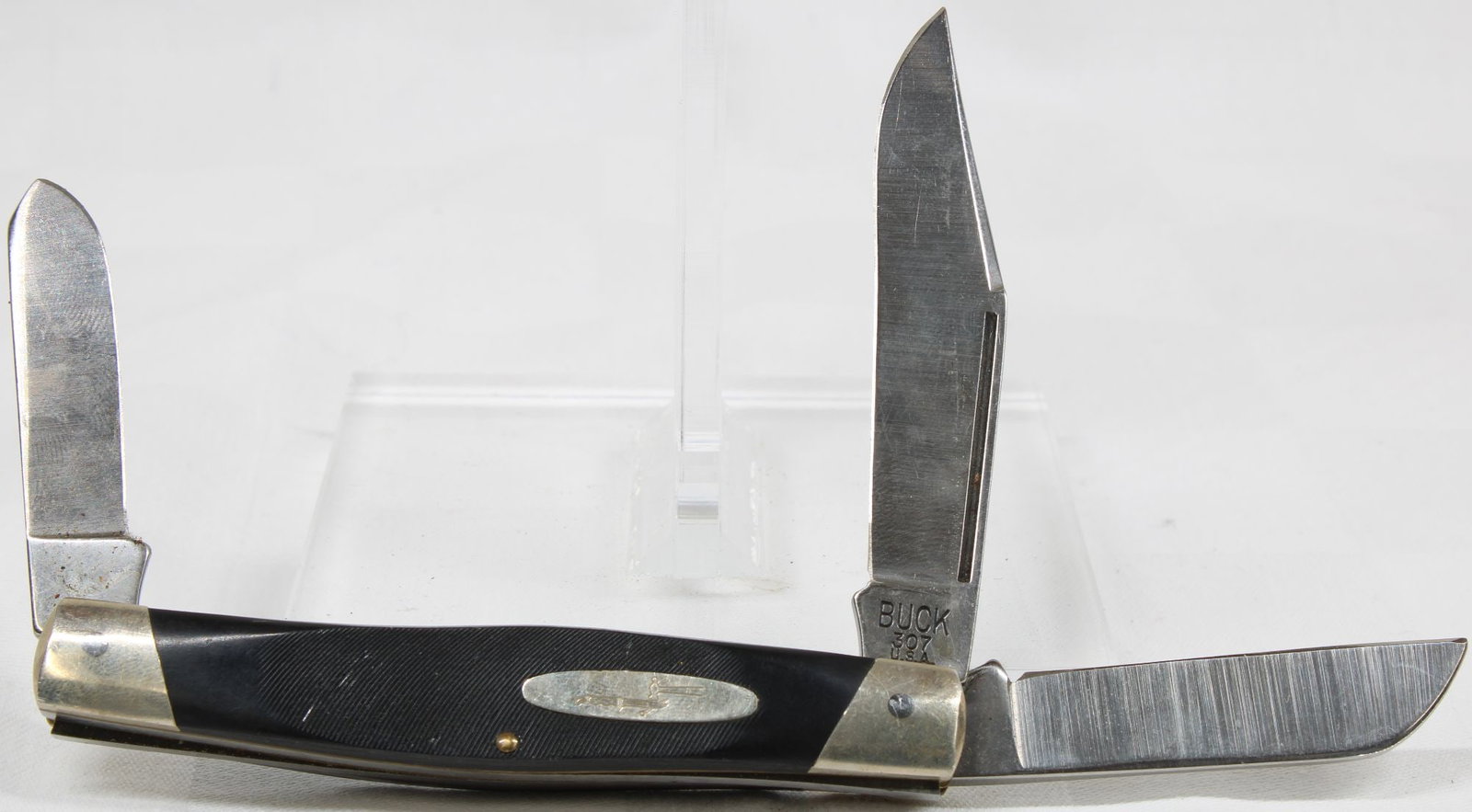 Buck 307 Folding Pocket Knife - 3 Blade Stockman (1 of 1)
