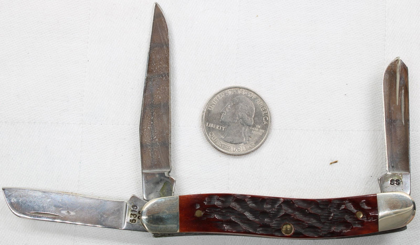 Case XX 62087 Stockman Folding Pocket Knife - 3 Blade (1 of 1)