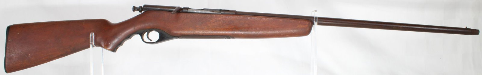 Mossberg Model 83D .410 Gauge Bolt Action Single Shot Shotgun, Full Choke, 23" Barrel, S/N Not Found: Mossberg Model 83D bolt action single shot shotgun chambered in .410 gauge with full choke. Features 23" threaded barrel. The Model 83D is a basic utilitarian shotgun design suitable for small game or