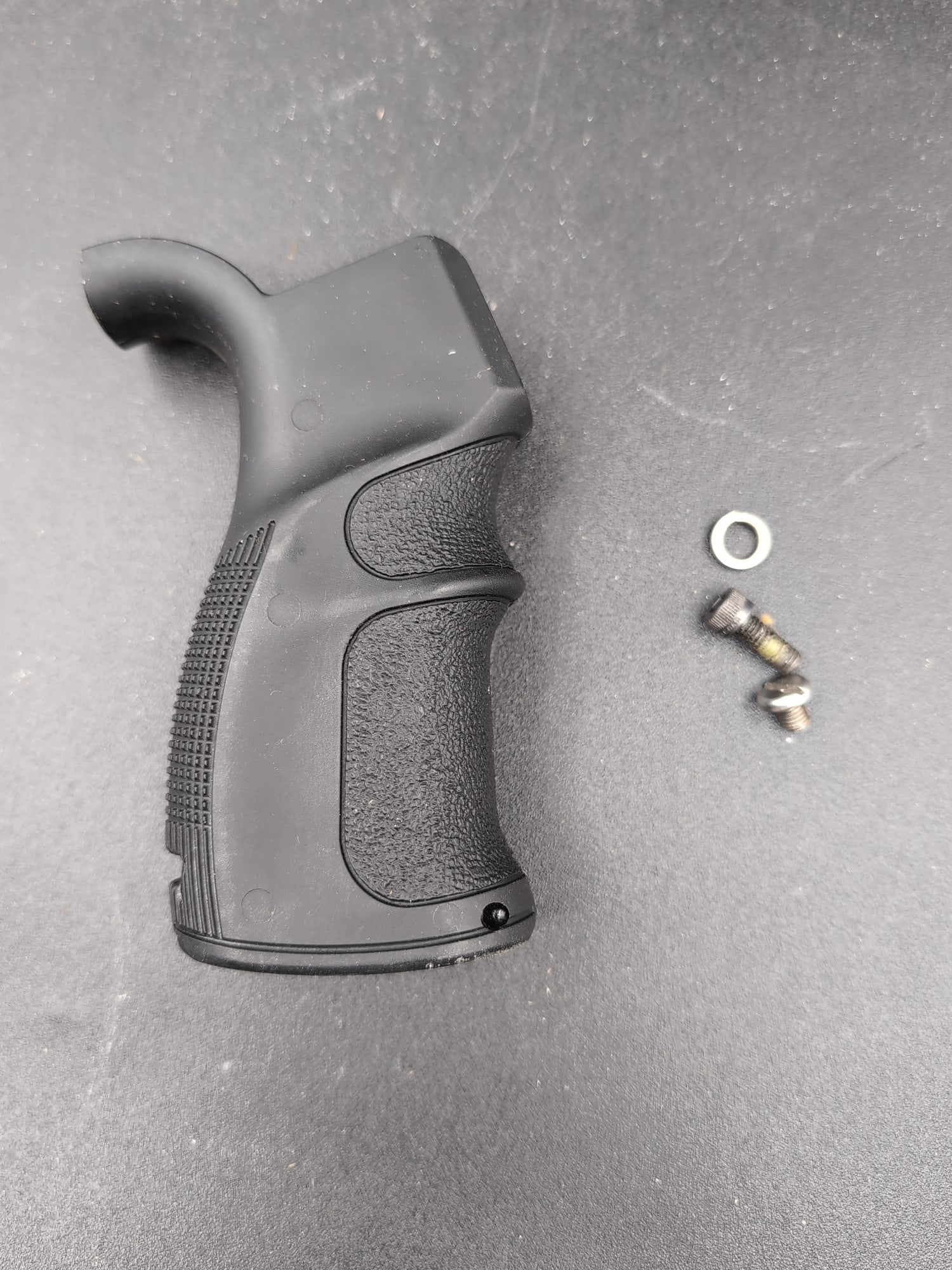 Black Polymer Pistol Grip with Mounting Hardware (1 of 4)